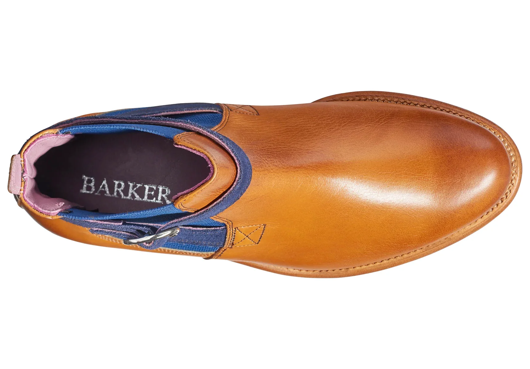 Barker Alexandra - Cedar Calf/Blue Strap - Image 3