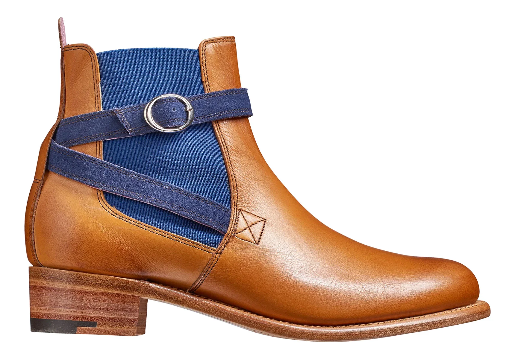 Barker Alexandra - Cedar Calf/Blue Strap - Image 4