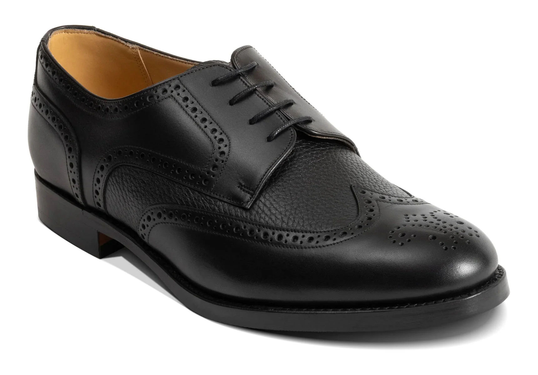 Barker Athlone - Black Calf/Black Softie