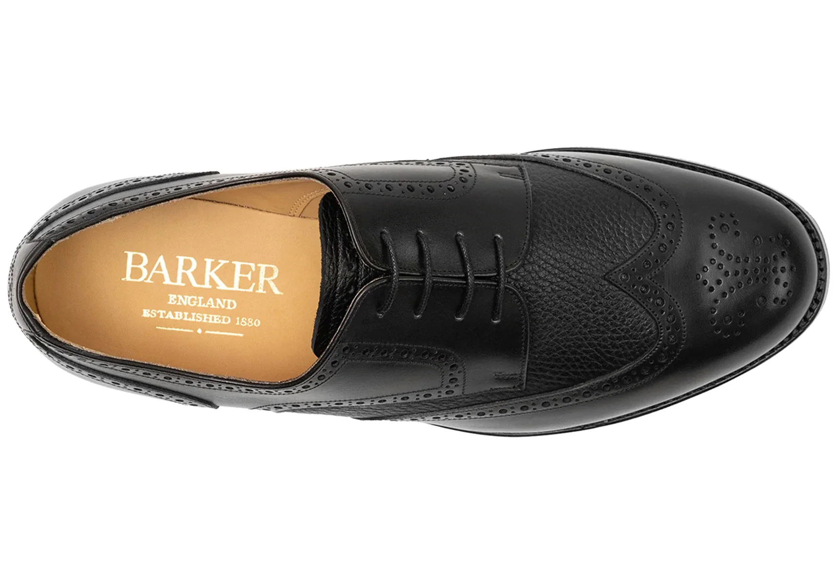 Barker Athlone - Black Calf/Black Softie - Image 2