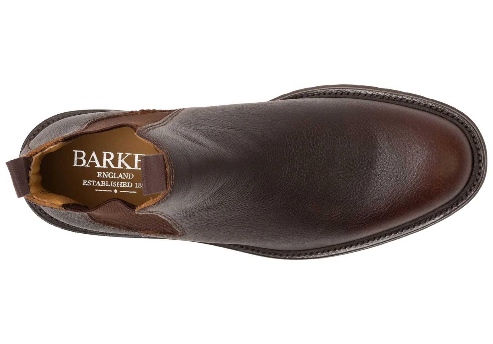 Barker Camborne - Brown Pull Up Grain - Image 2
