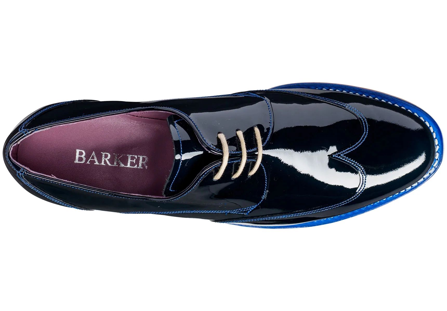 Barker Charlie - Navy Patent - 3.5 D - Image 3