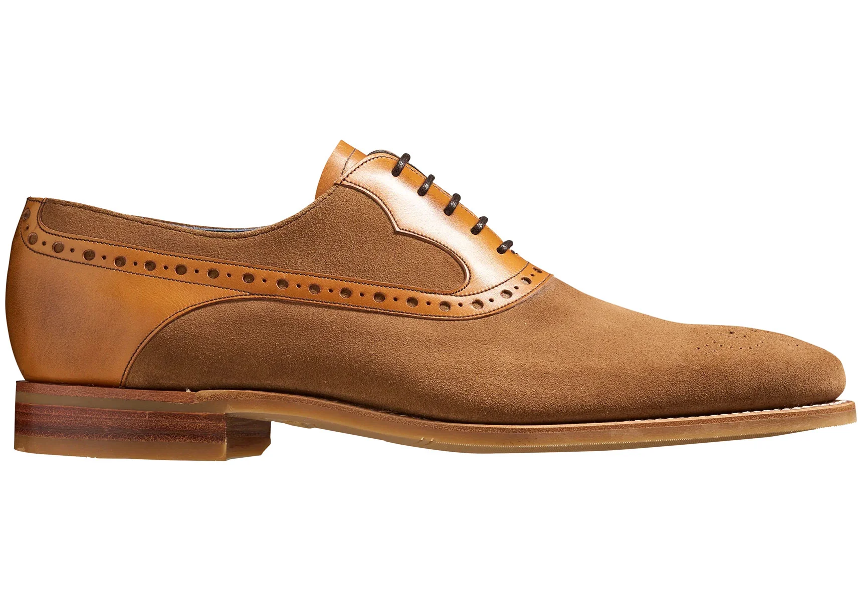 Barker Elliot - Snuff Suede/Cedar Calf - Image 4