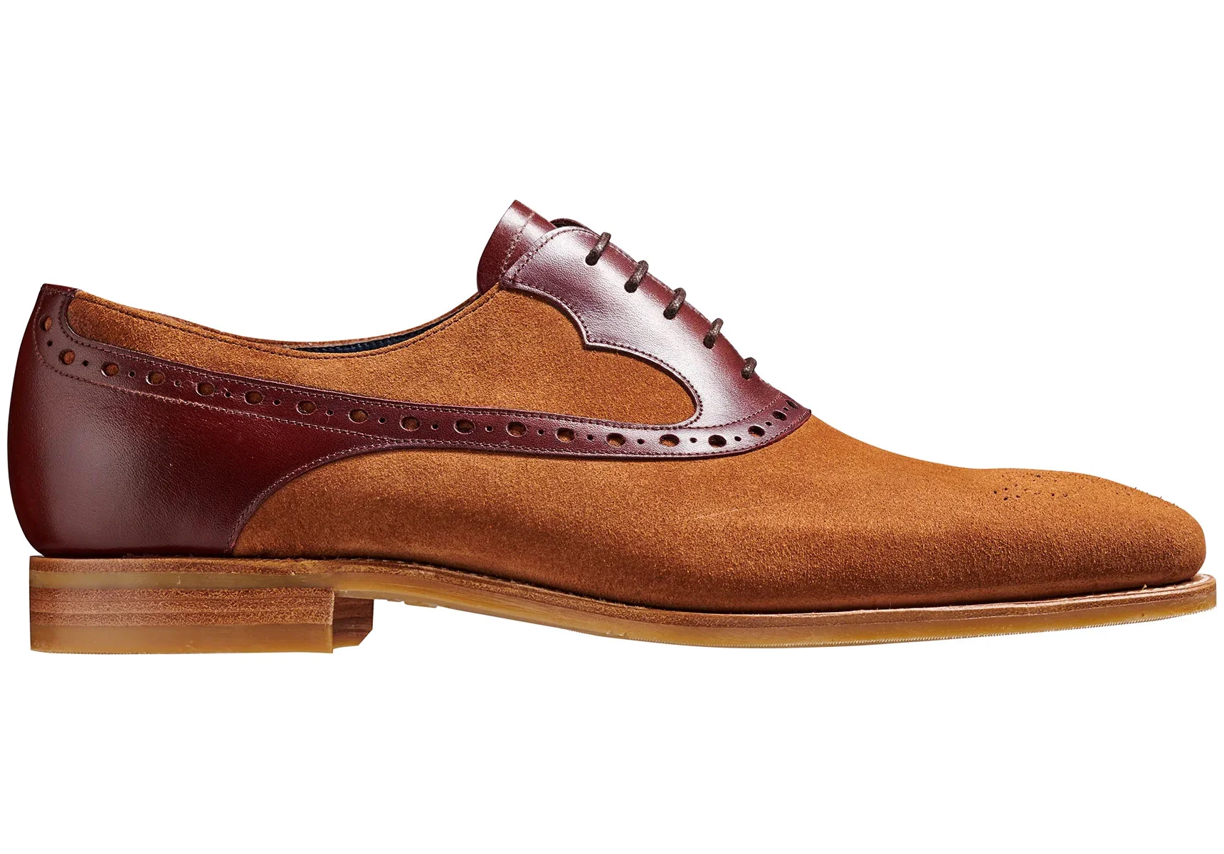 Barker Elliot - Terra Suede/Cherry Calf - Image 4