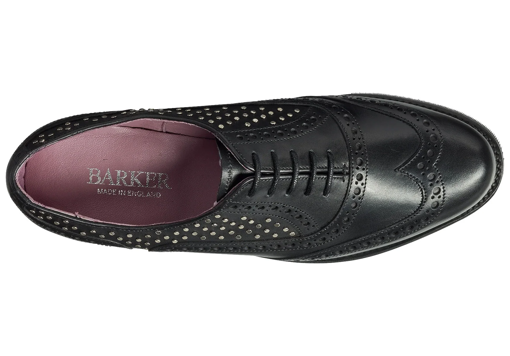 Barker Freya - Black Calf/Studs - Image 3