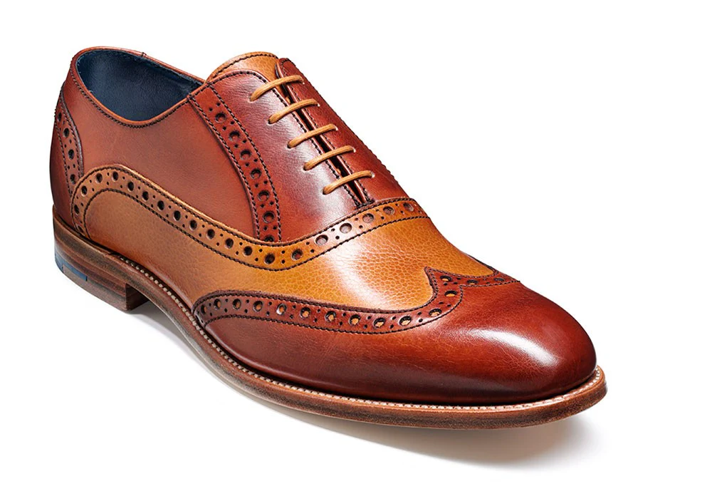 Barker Grant - Rosewood Calf/Cedar Grain - 5 F