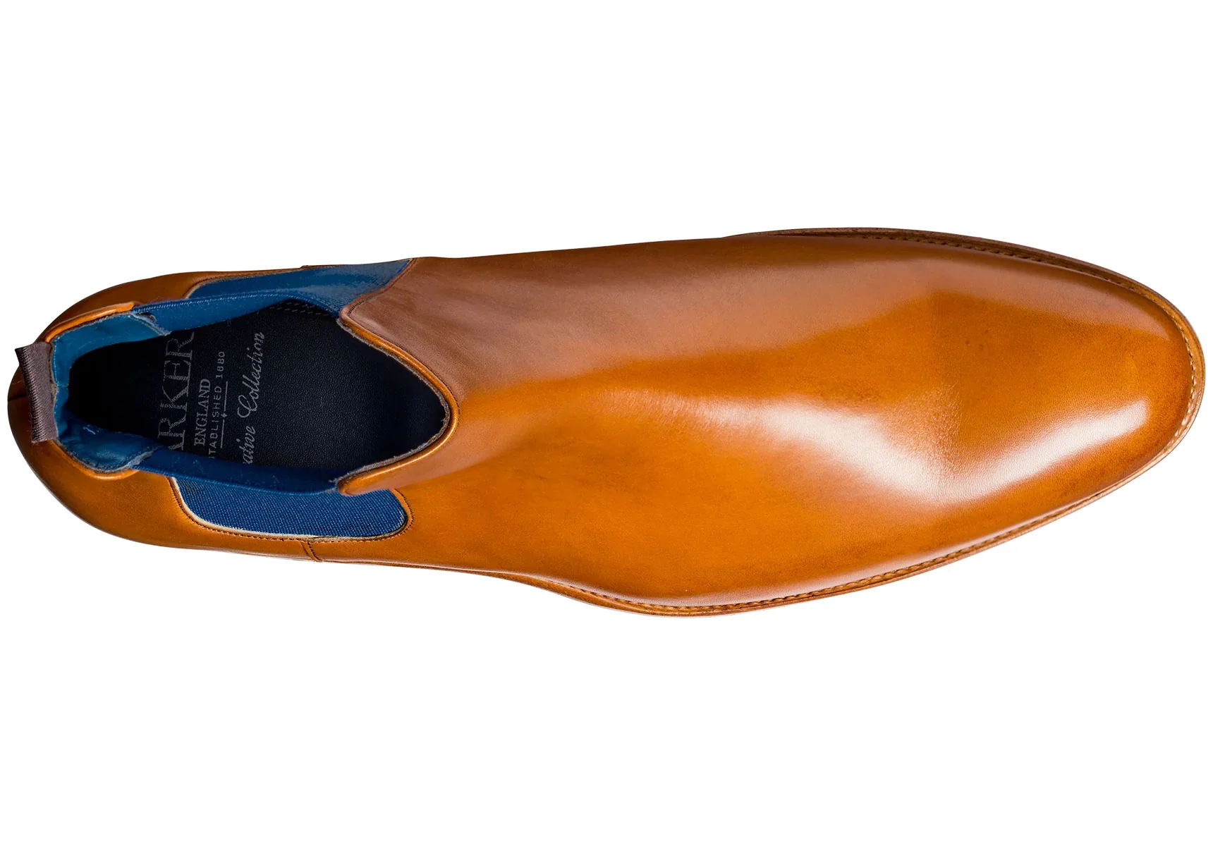 Barker Hopper - Cedar Calf/Navy Elastic - Image 3