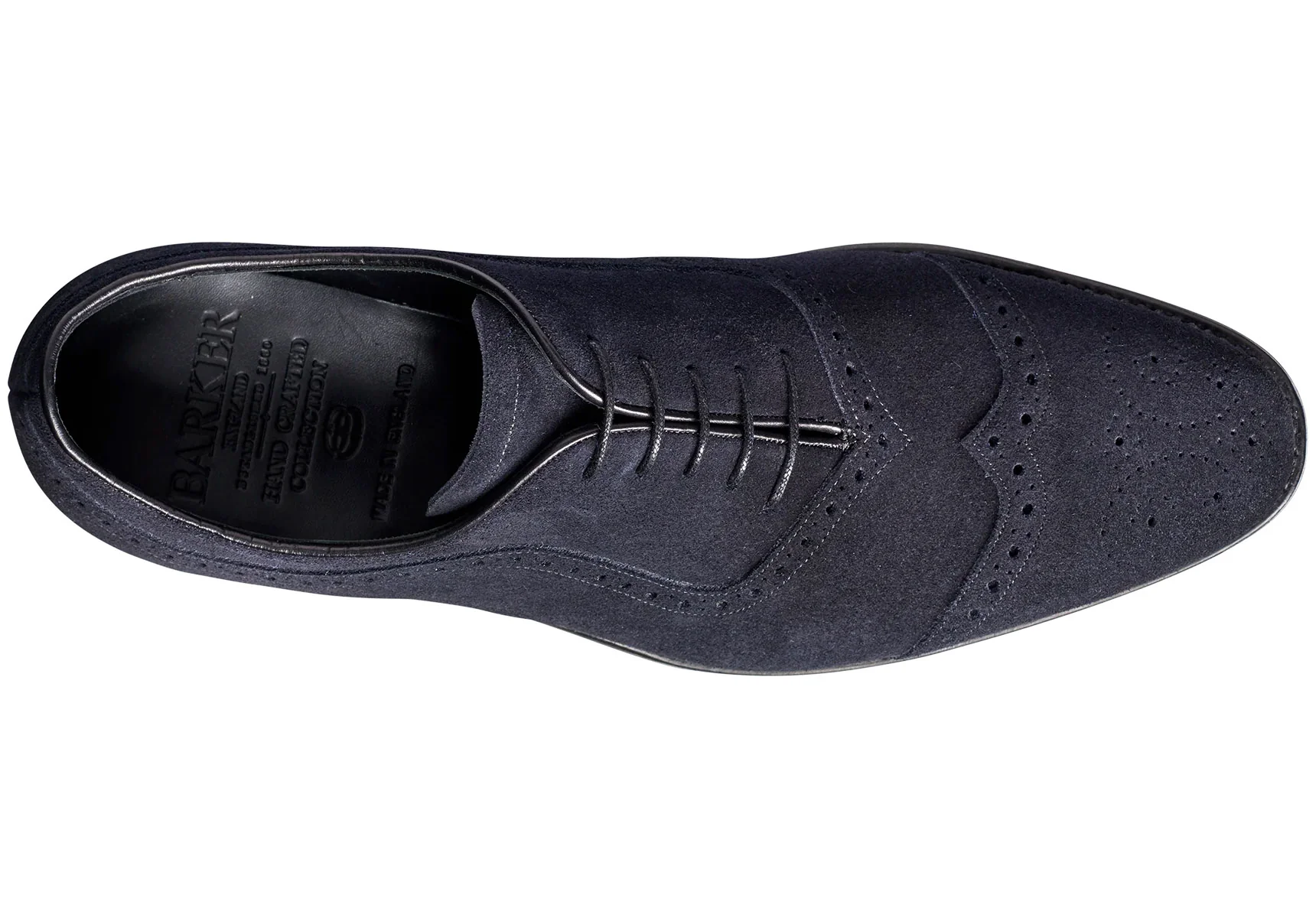 Barker Jaywick - Dark Navy Suede - 7.5 F - Image 2