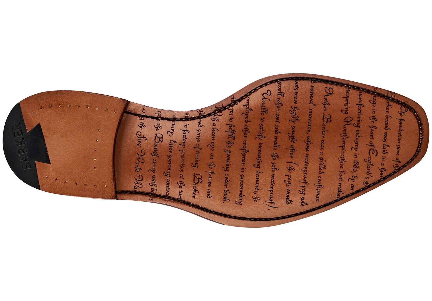 Barker Newmarket - Antique Rosewood Calf - Image 2