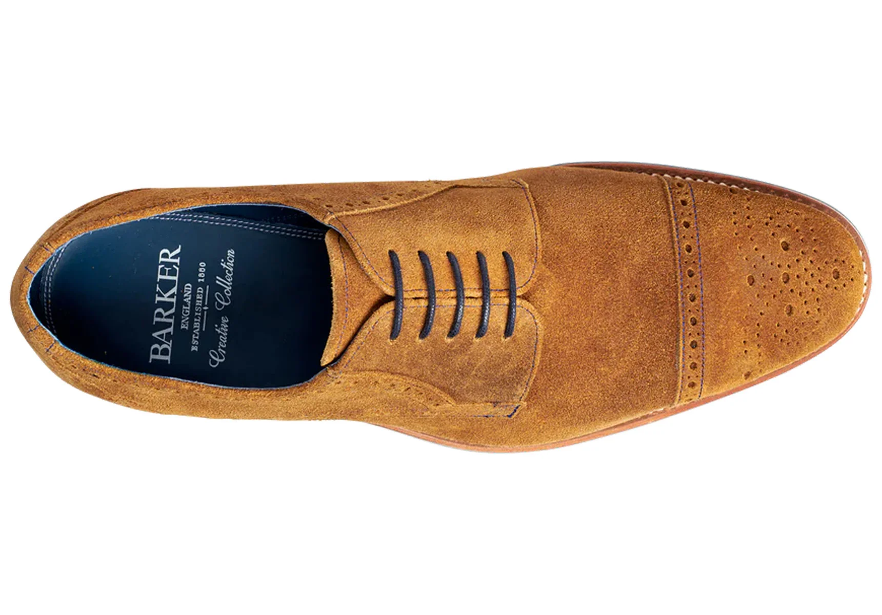 Barker Nixon - Tan Burnished Suede - Image 3