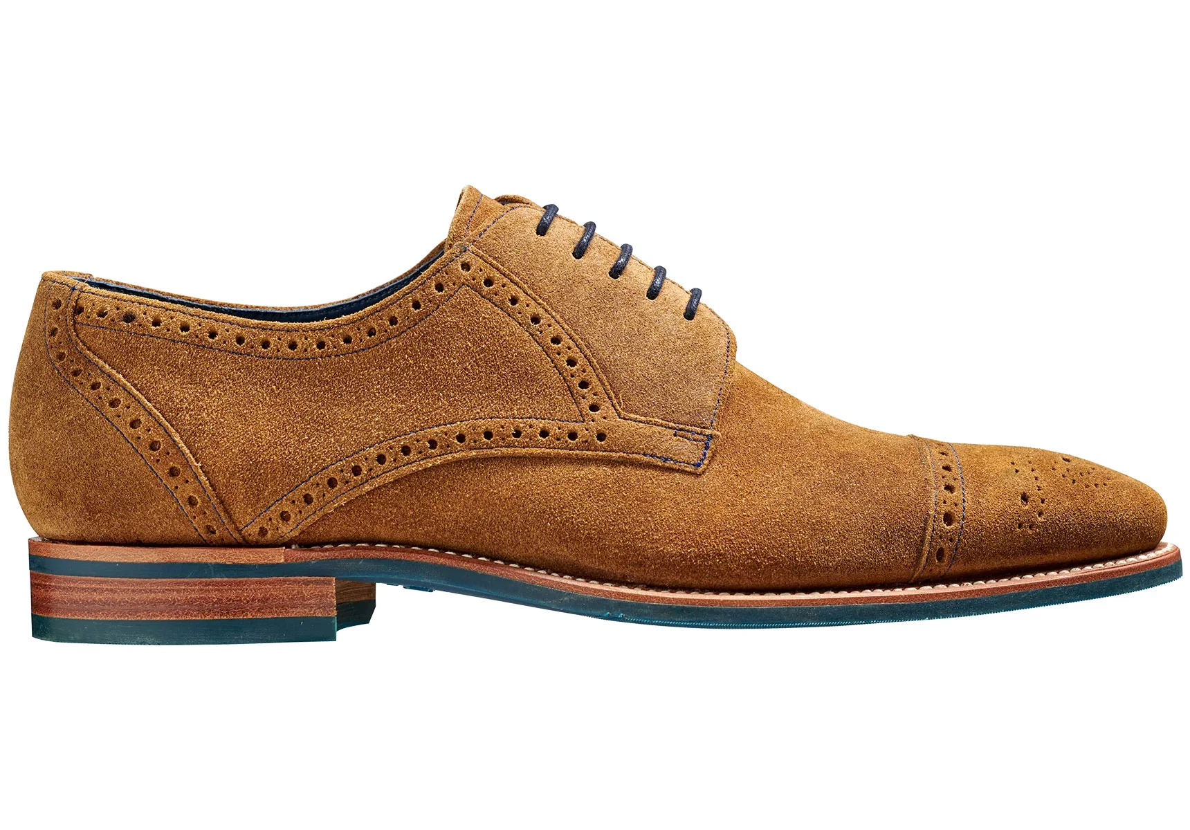 Barker Nixon - Tan Burnished Suede - Image 4