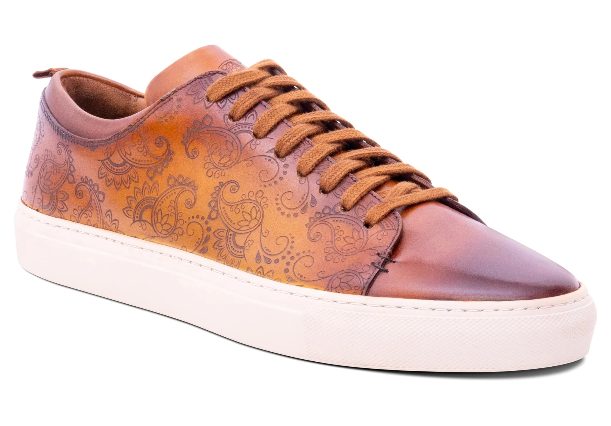 Barker Paisley - Cedar Hand Painted