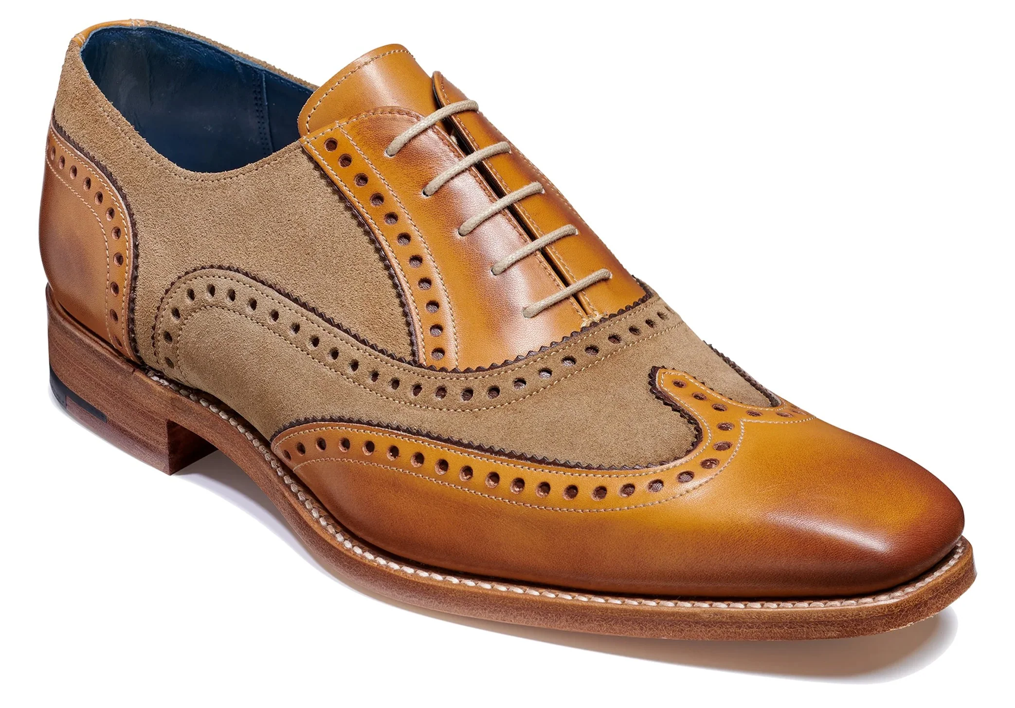 Barker Spencer - Cedar Calf/Snuff Suede