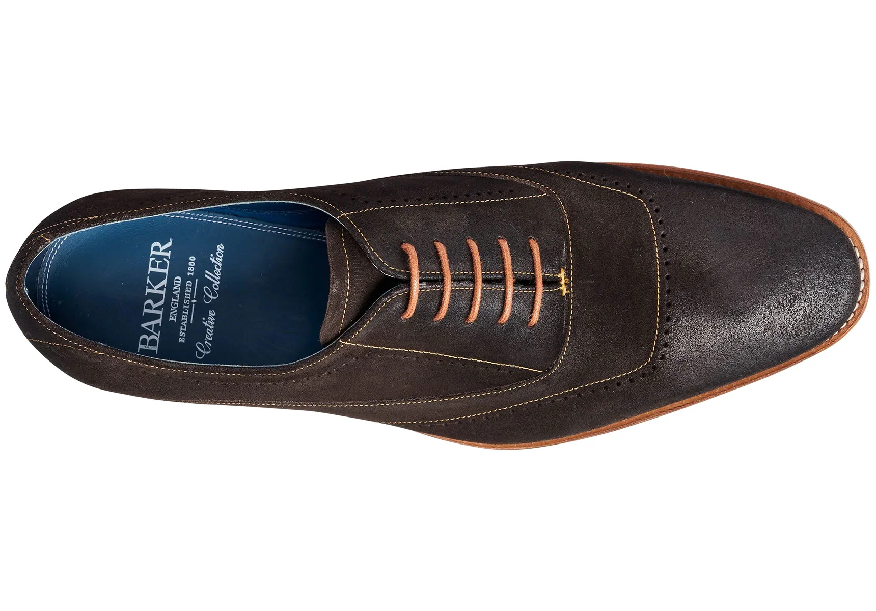 Barker Thomas - Bitter Choc Suede - Image 3
