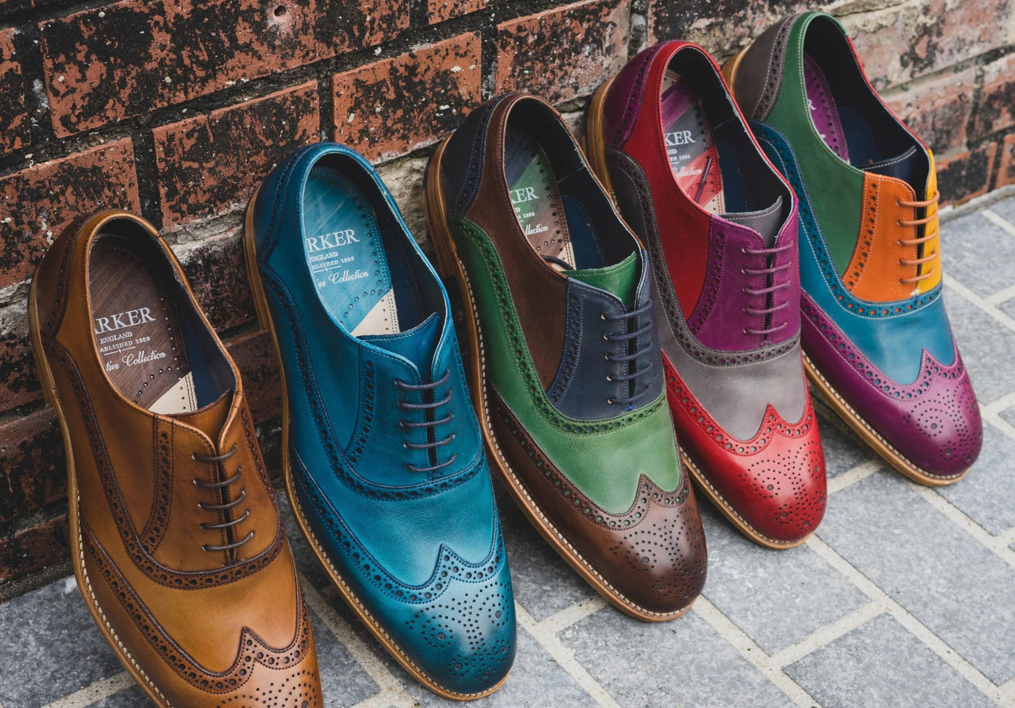 Barker Valiant - Multicoloured Hand Painted - Image 5