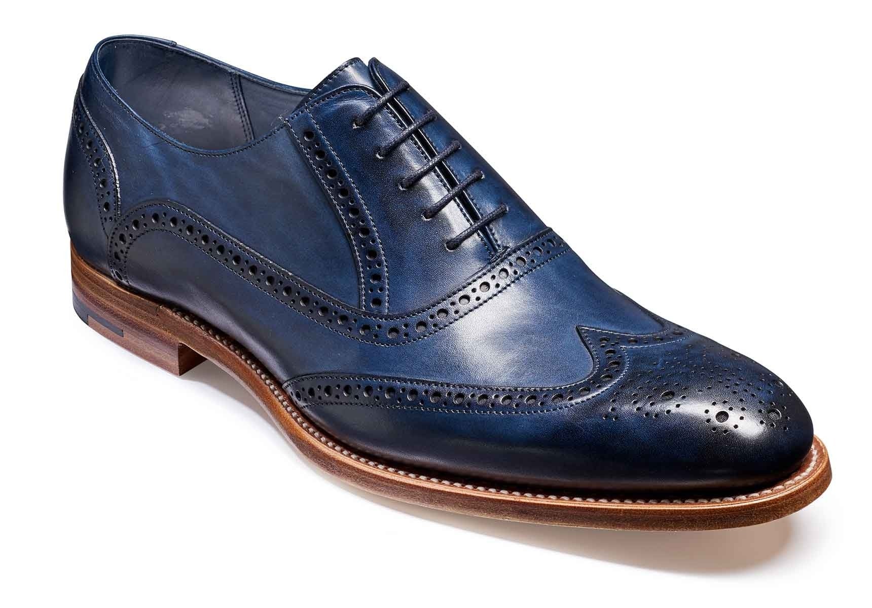 Barker Valiant - Navy Hand Painted 10 F
