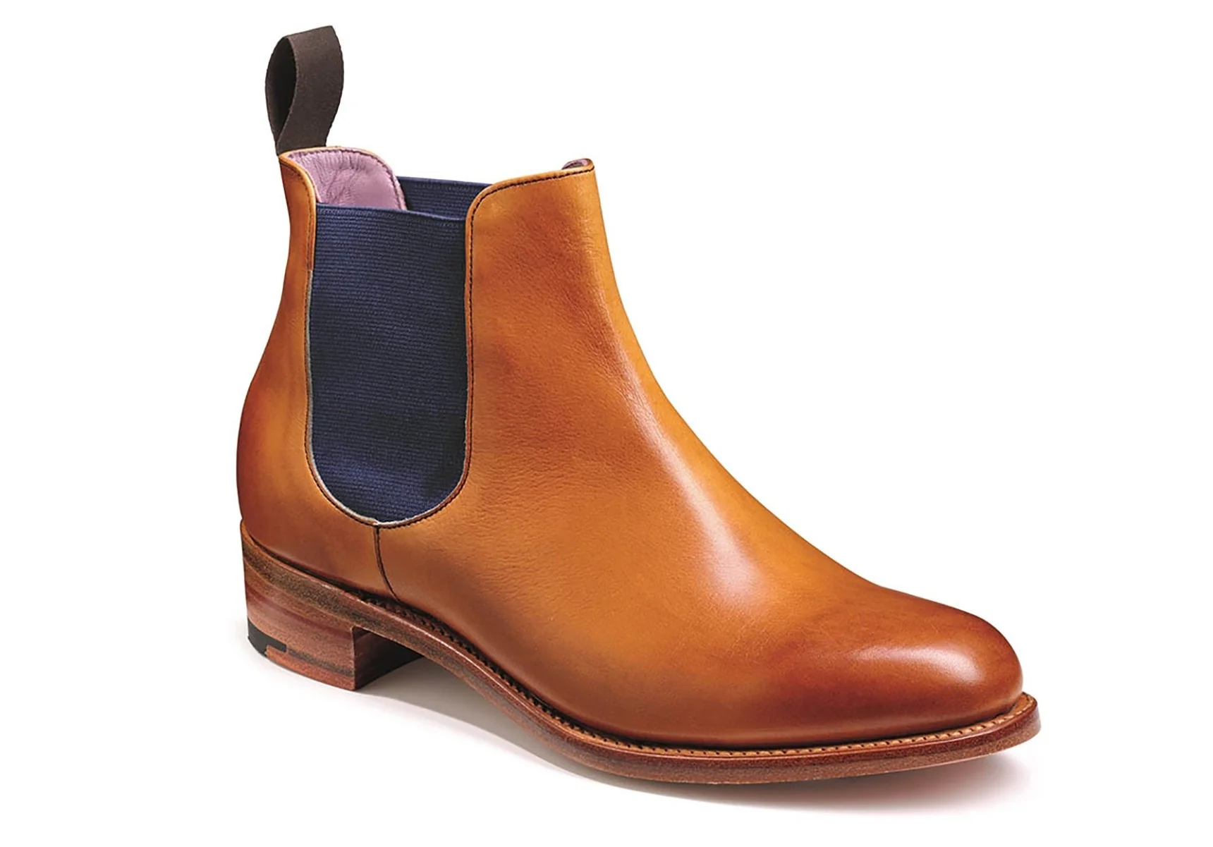Barker Violet - Cedar Calf/Blue Elastic