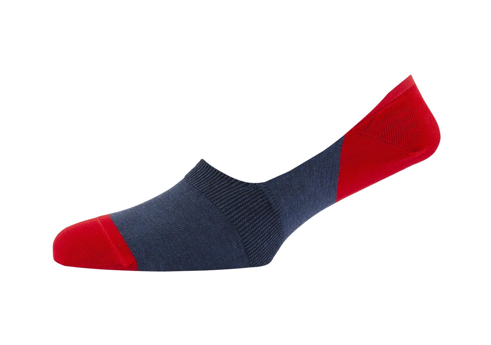Corgi Contrast H&T - Denim/Red