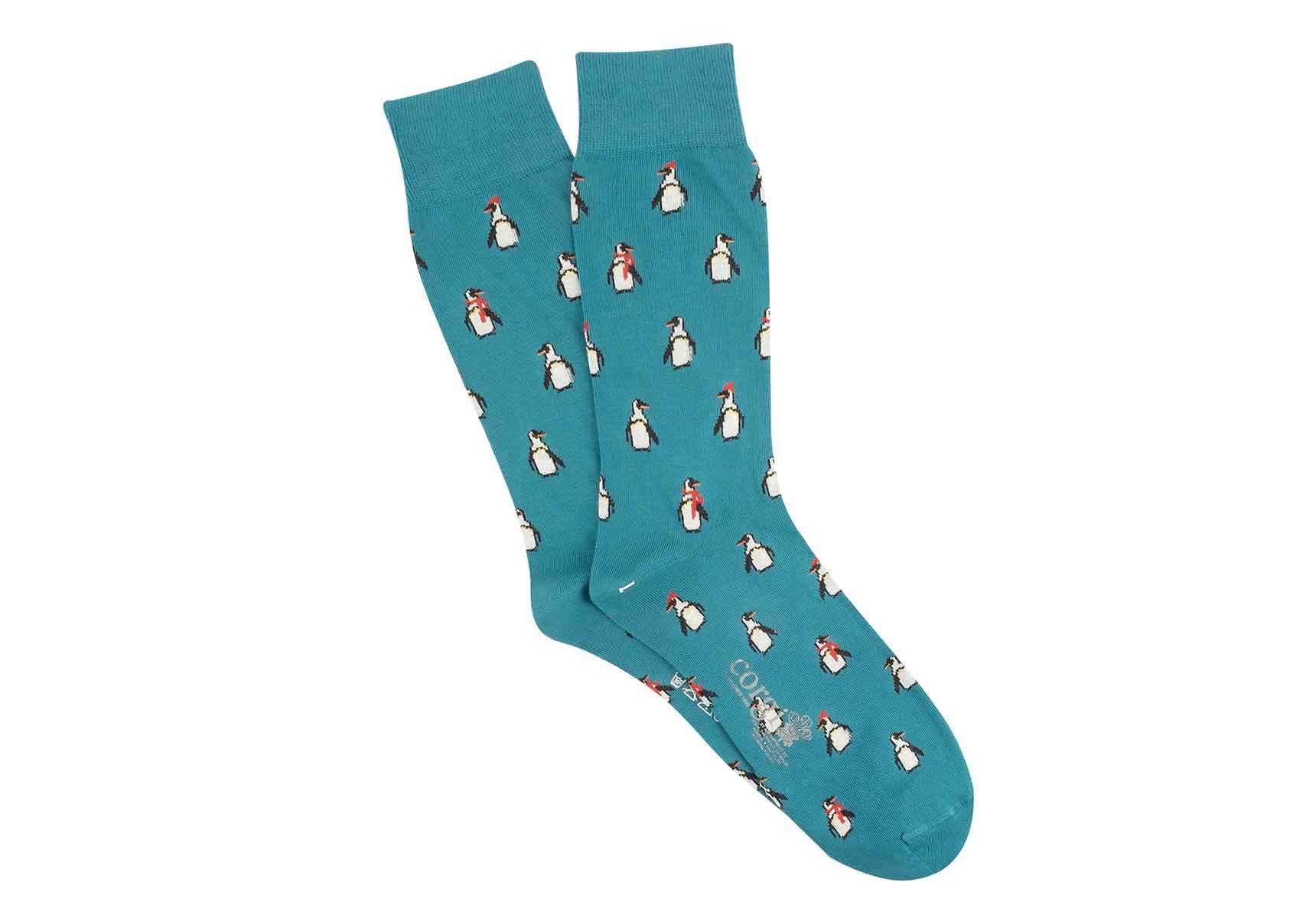 Corgi Penguins Socks