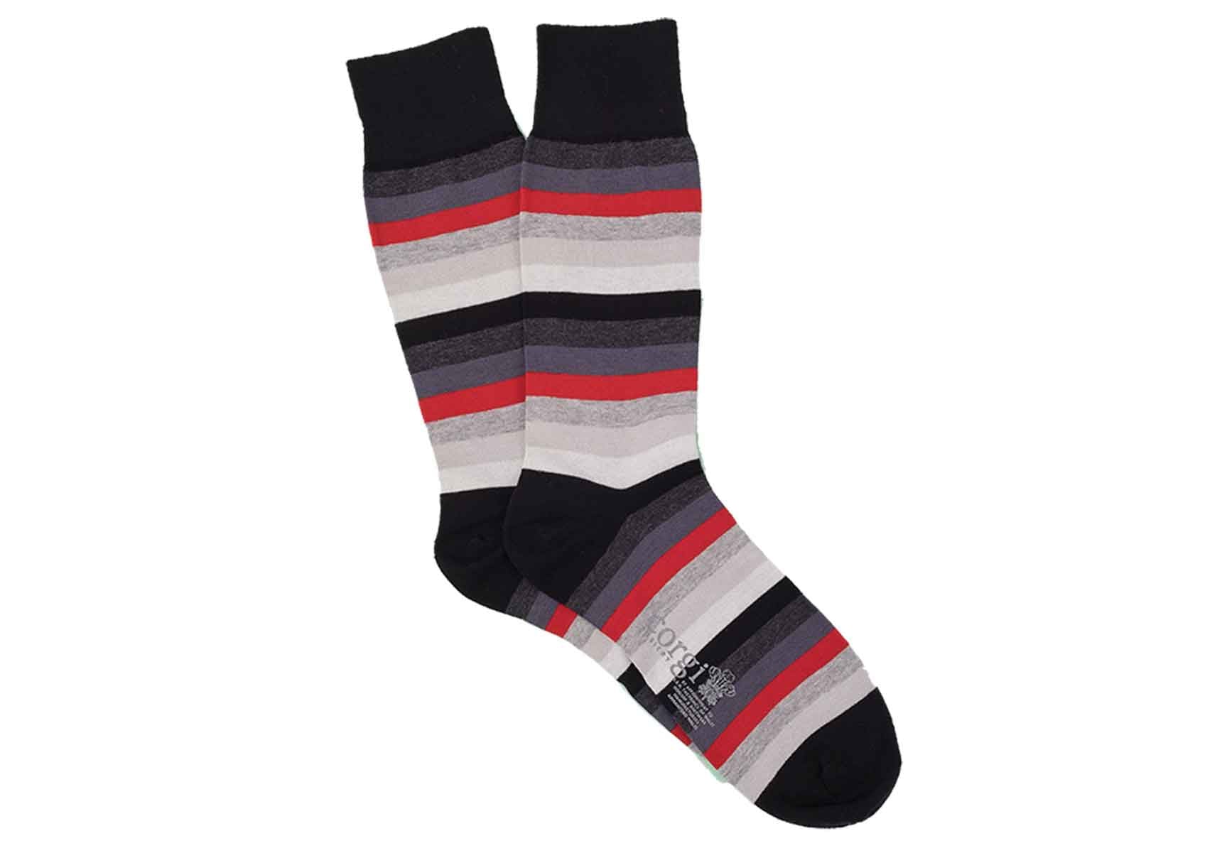 Corgi Seven Colour Stripe Socks - Image 2