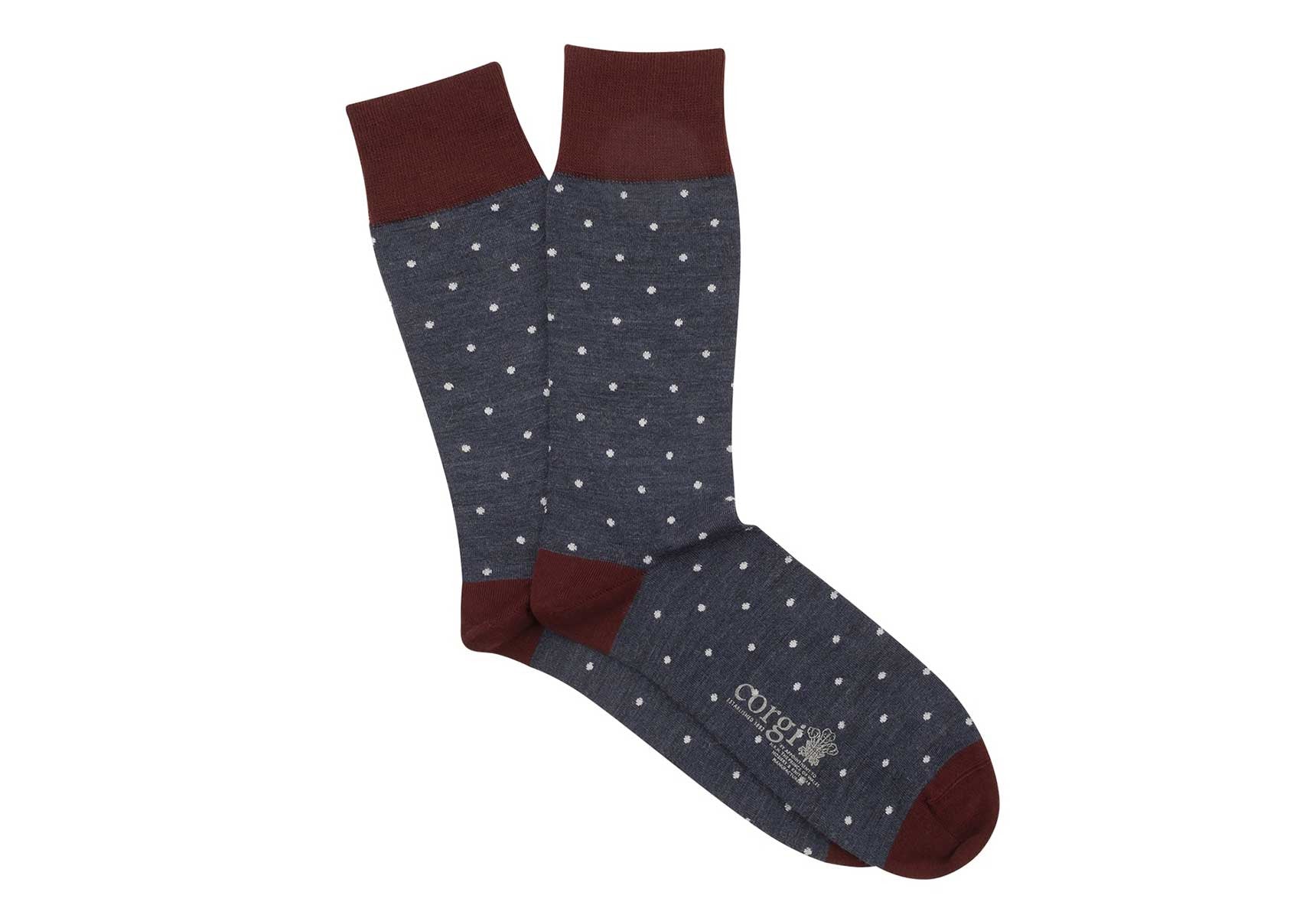Corgi Spot Merino Wool Socks - Image 3