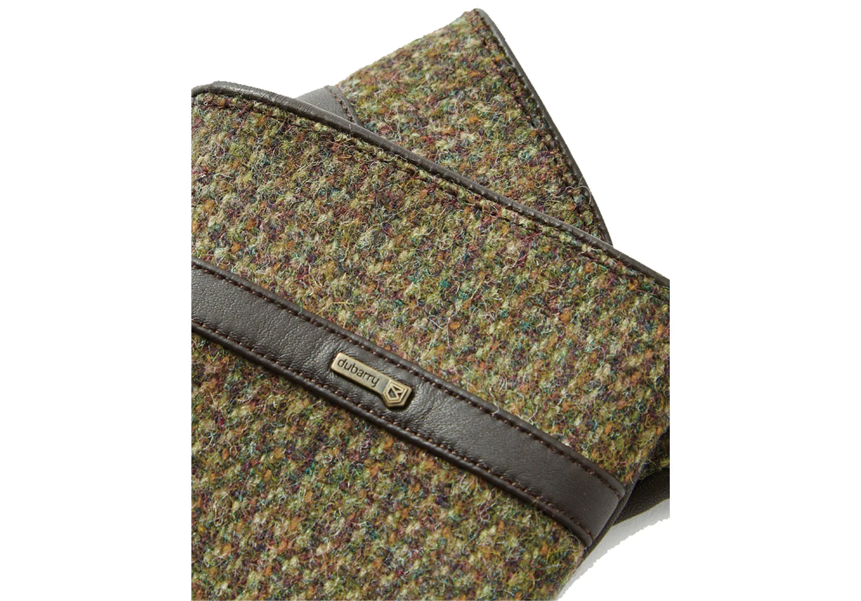 Dubarry Women's Ballycastle Tweed Leather Gloves - Image 3