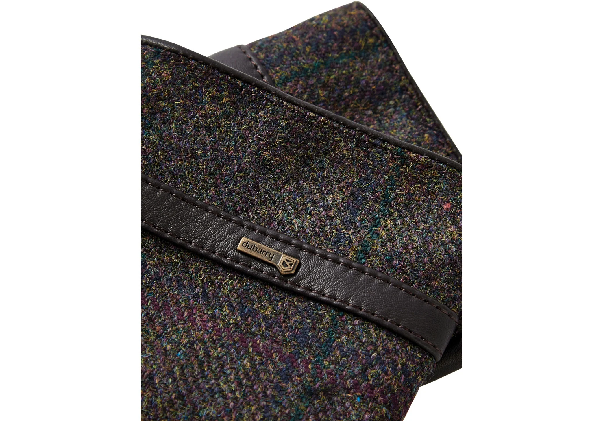 Dubarry Women's Ballycastle Tweed Leather Gloves - Image 7