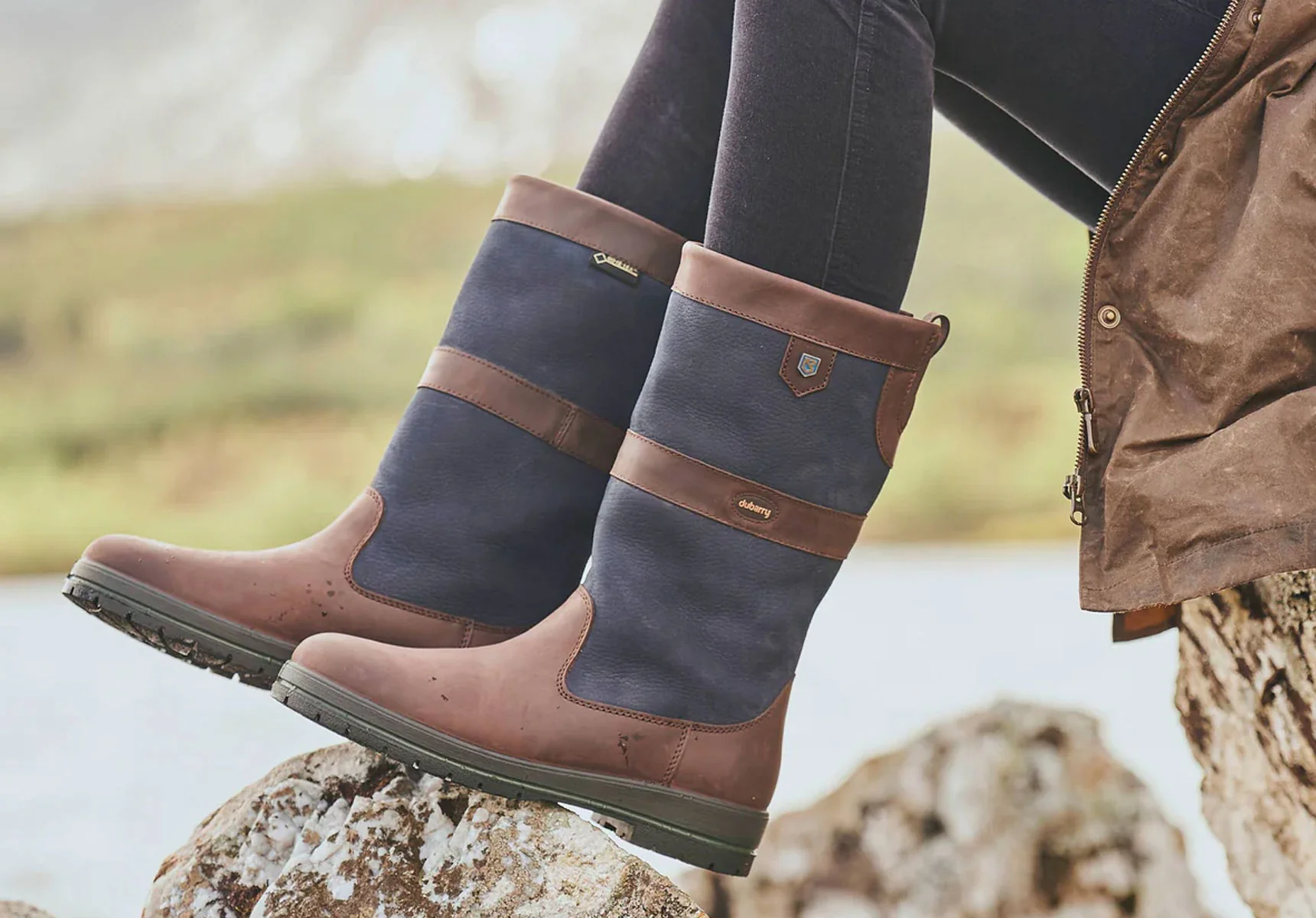 Dubarry Kildare - Navy/Brown - Image 5
