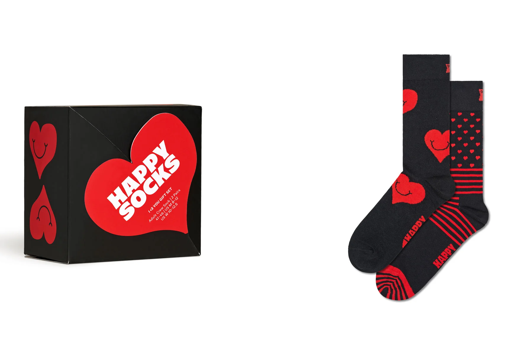 Happy Socks 2-Pack I Heart You Socks Gift Set - Image 2