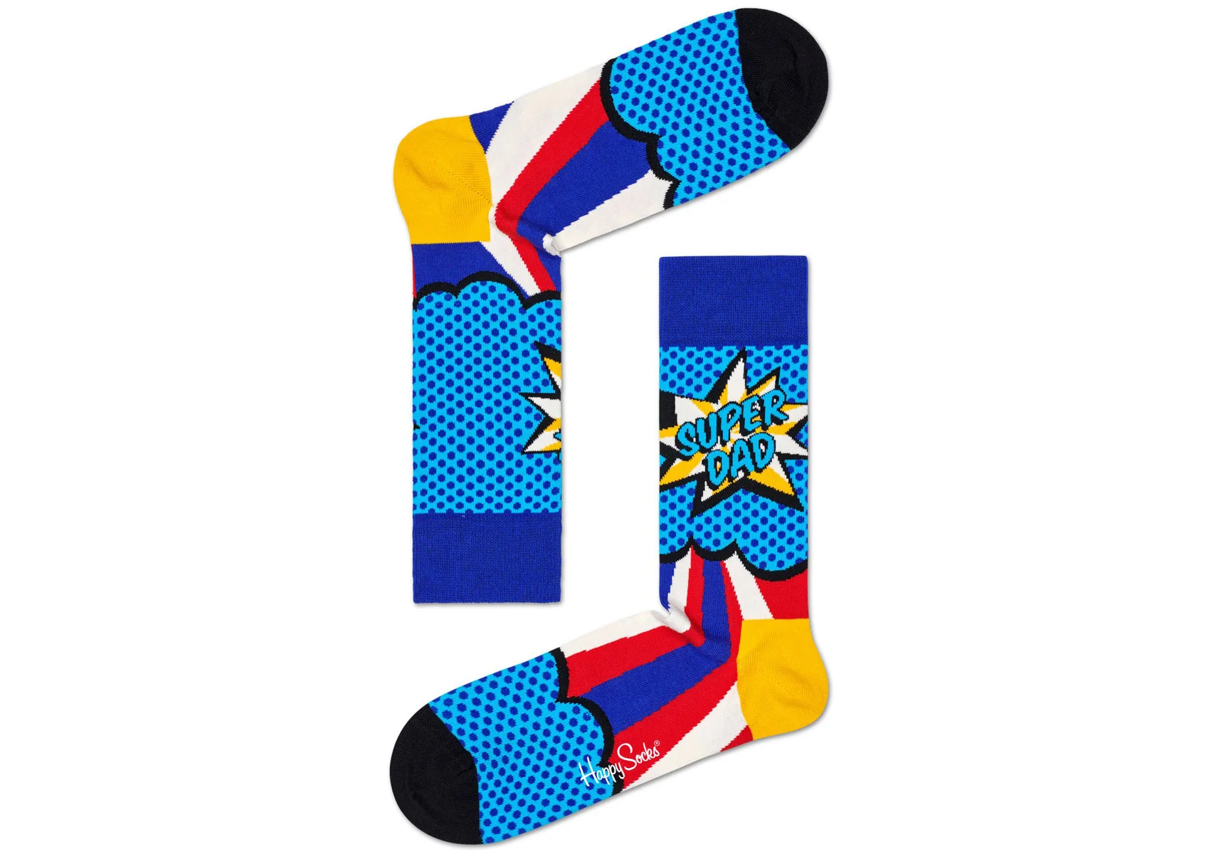 Happy Socks 3-Pack Super Dad Socks Gift Set - Image 5