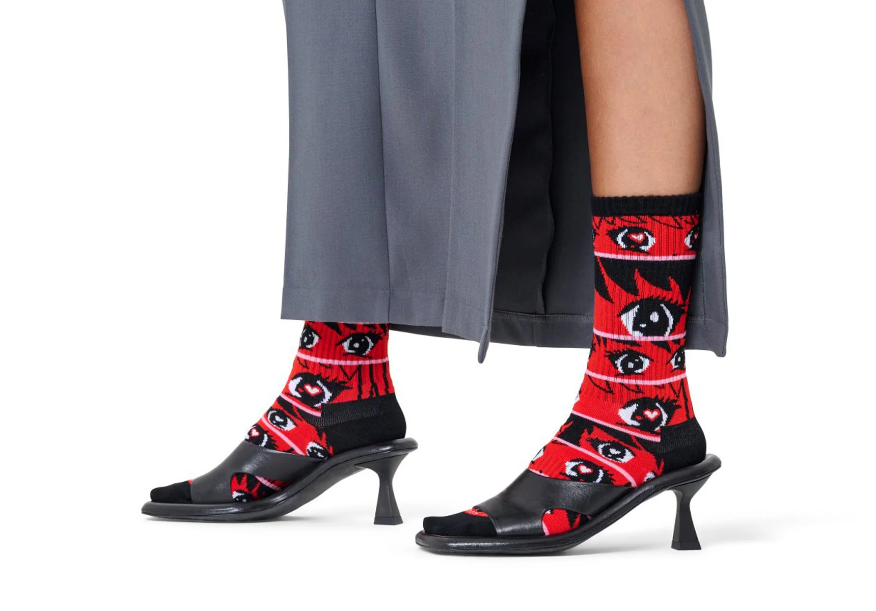 Happy Socks Anime Stripes Sneaker Sock - Image 2