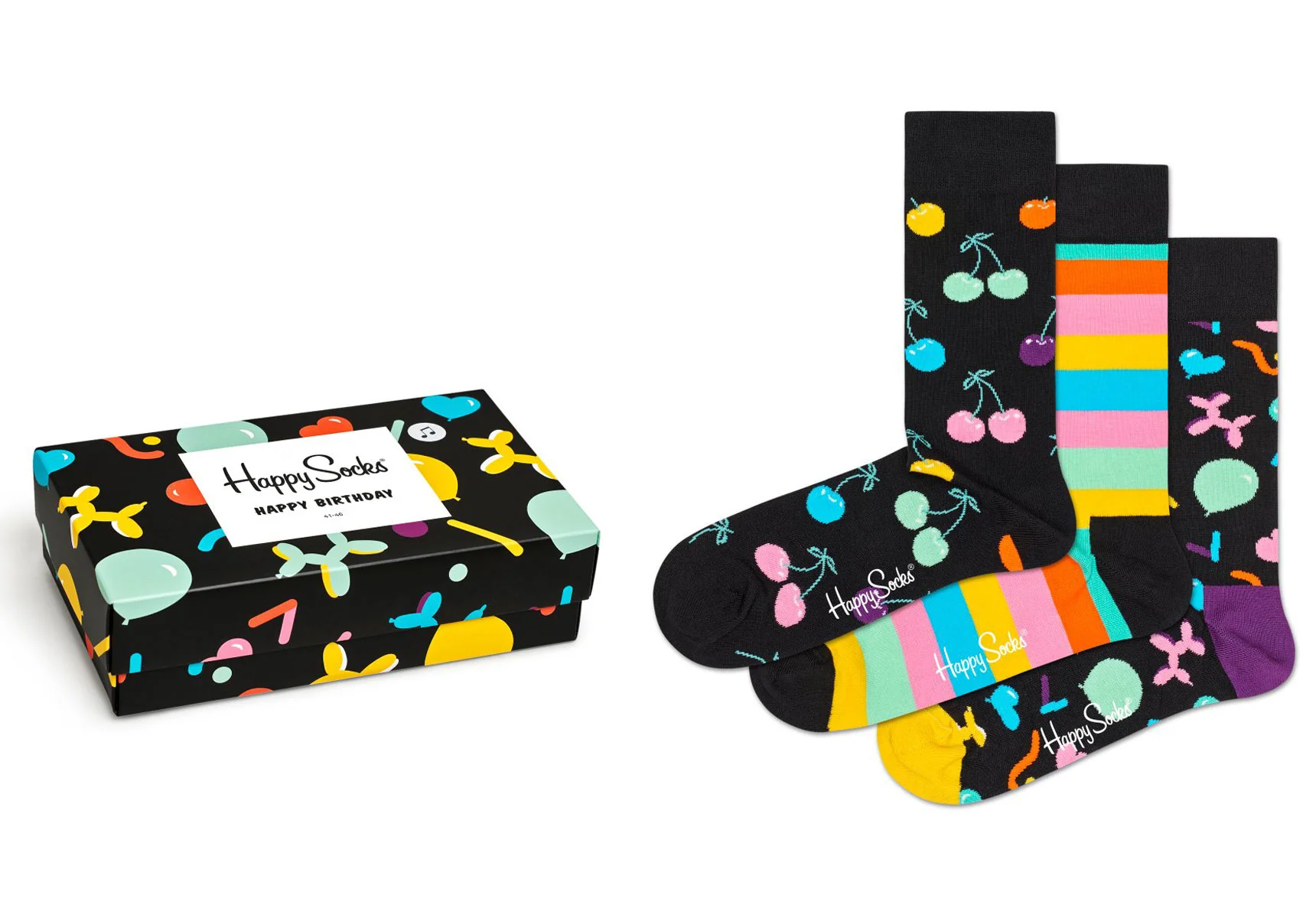 Happy Socks Balloon Animal Birthday Gift Box - Image 2