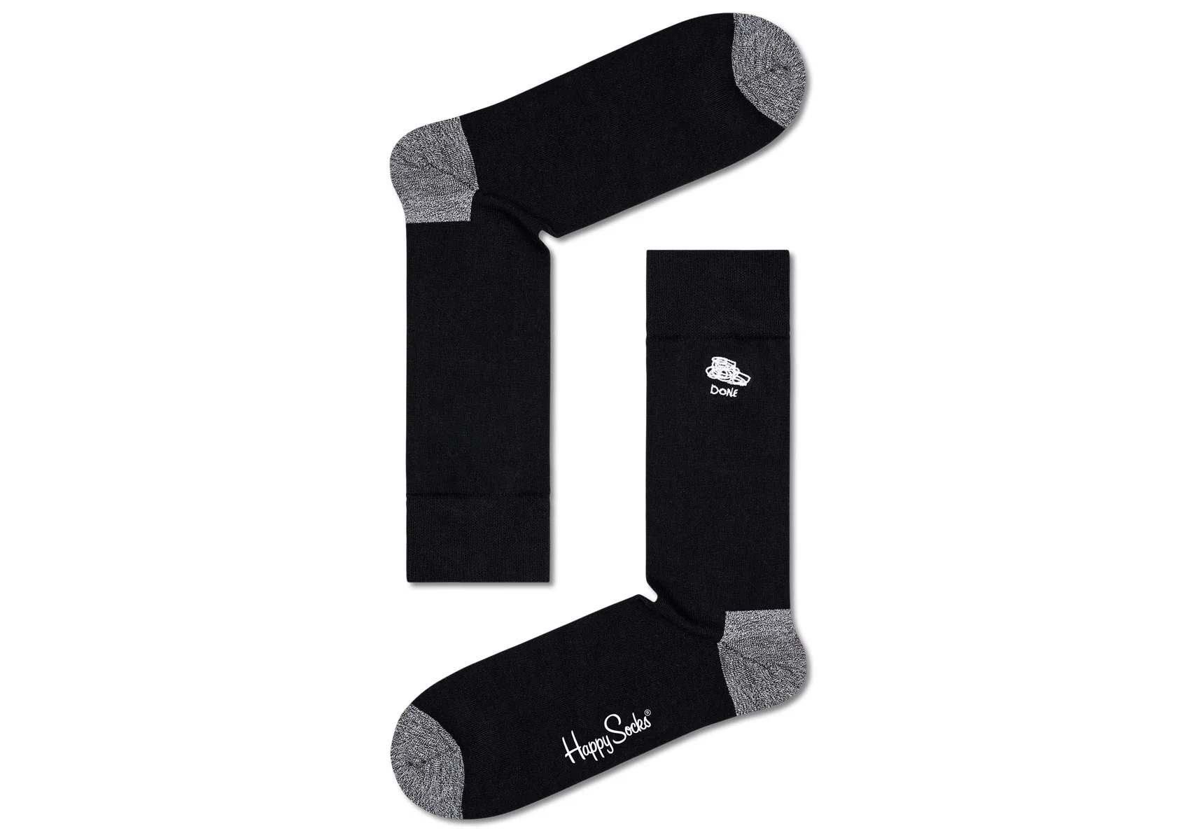 Happy Socks Black and White 4 - Pack Gift Box - Image 3