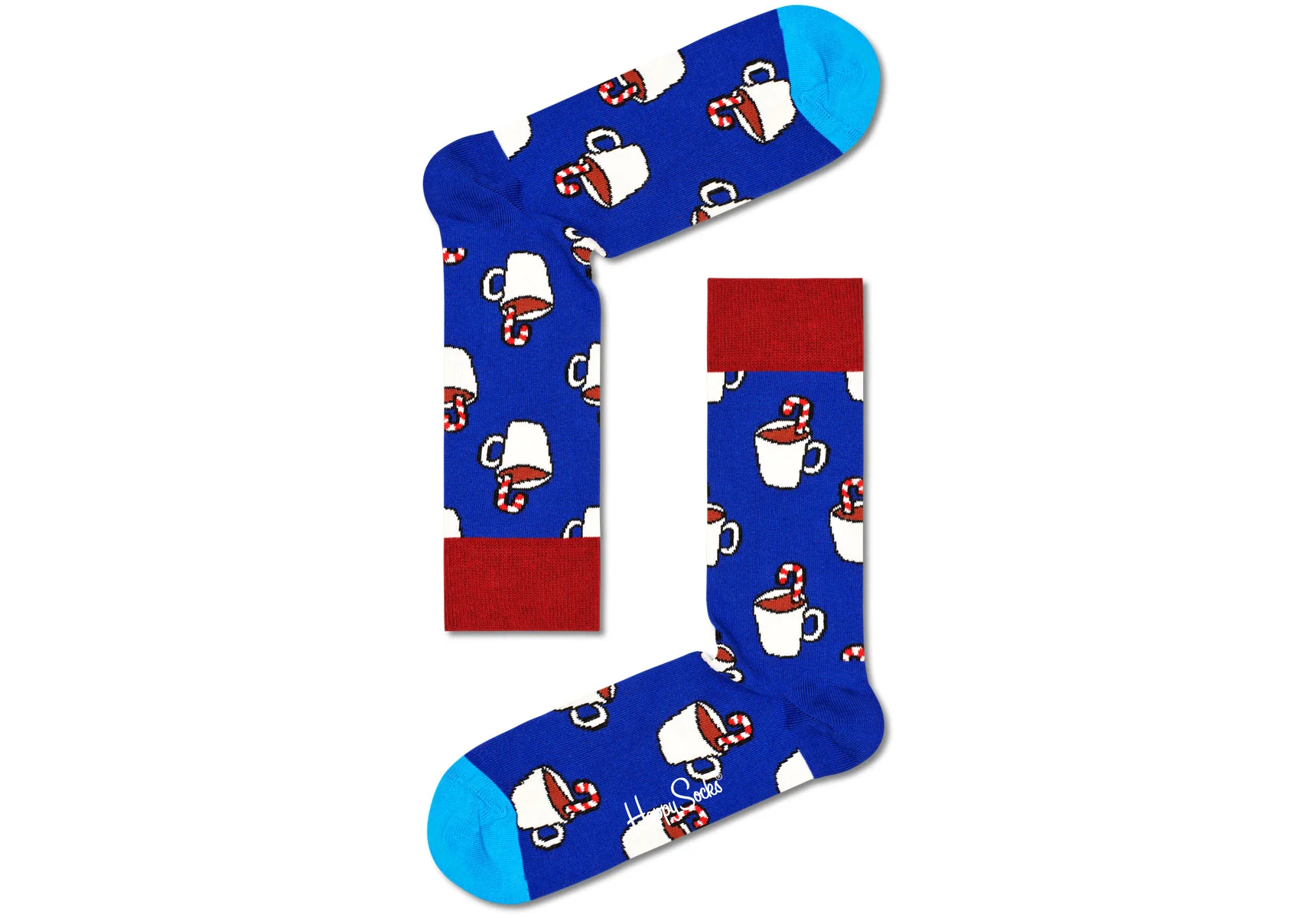 Happy Socks Candy Cane Cocoa Sock