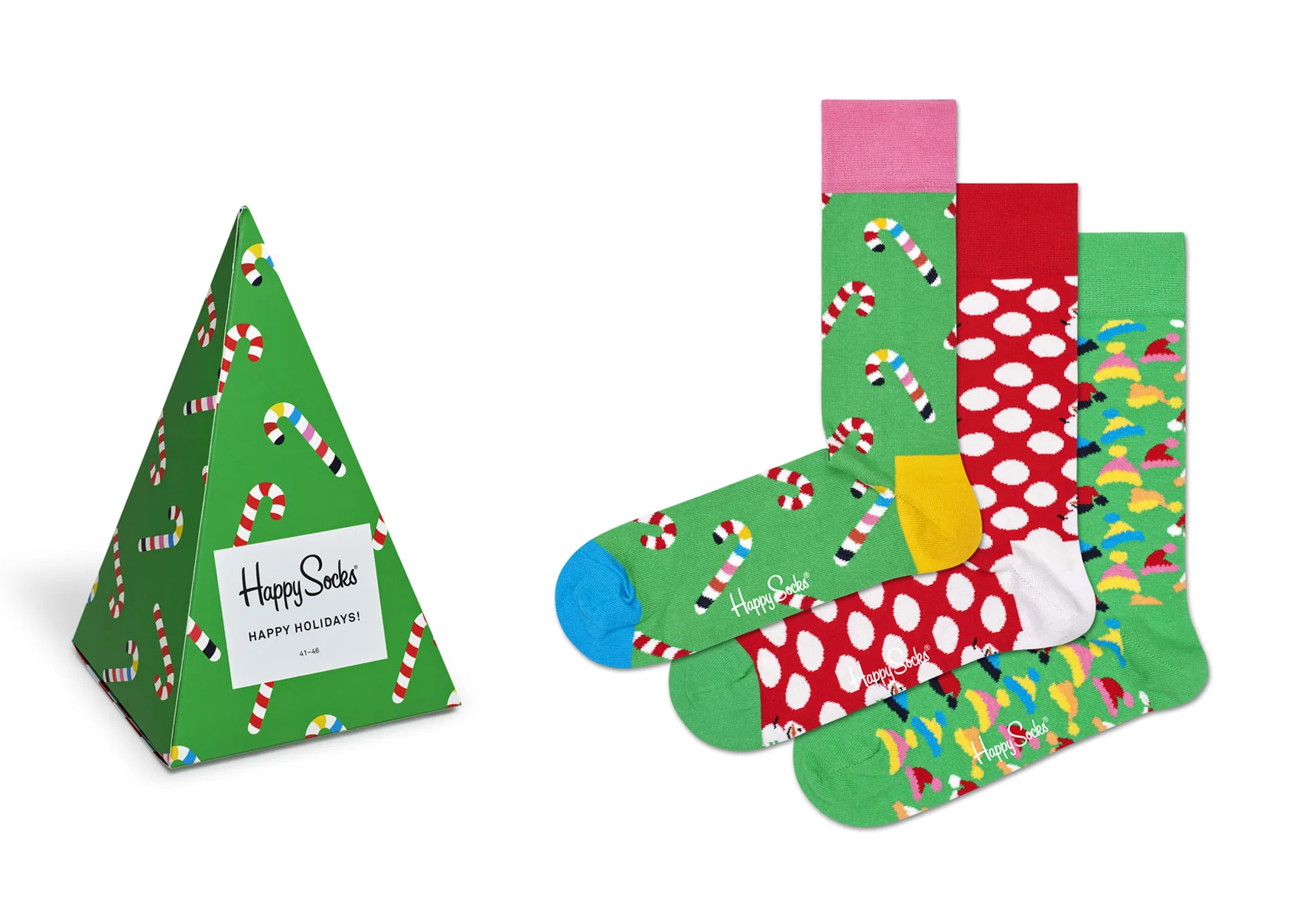 Happy Socks Christmas Tree Gift Box - Image 2