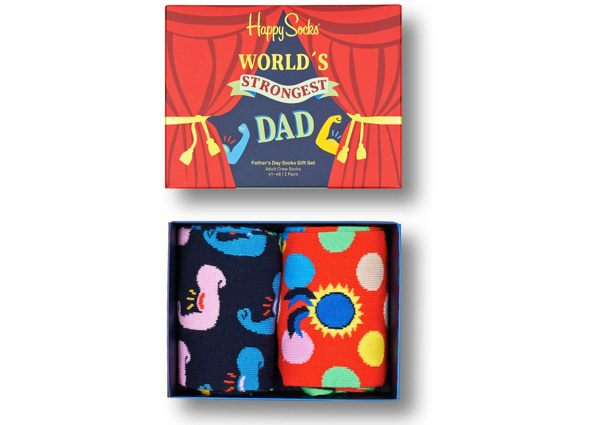 Happy Socks Father's Day 2 Pack Gift Box