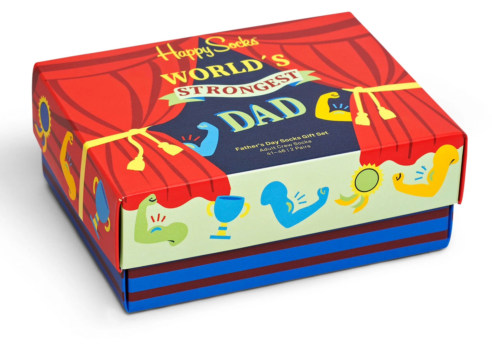 Happy Socks Father's Day 2 Pack Gift Box - Image 4