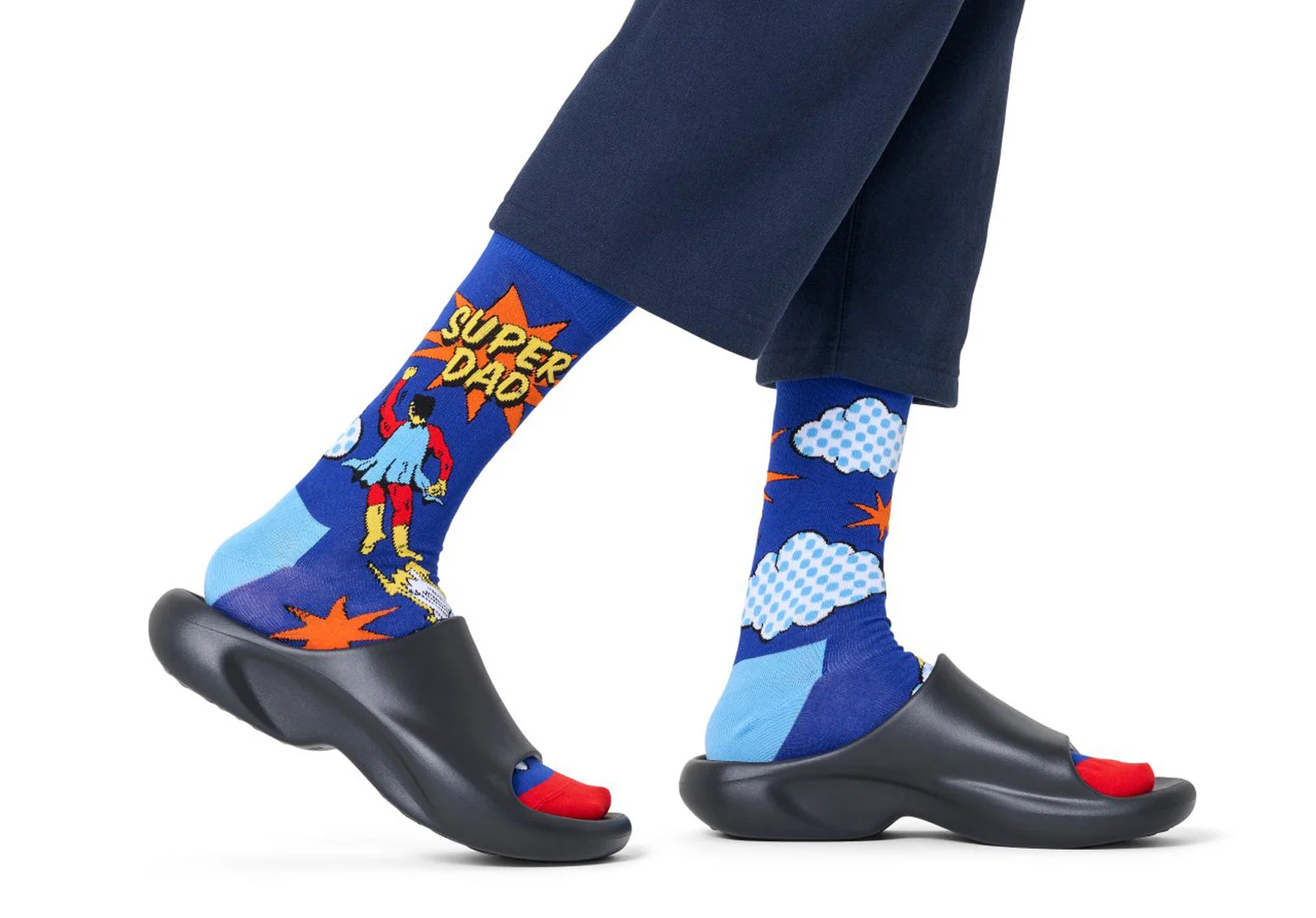 Happy Socks Flying Super Dad Sock - Image 2