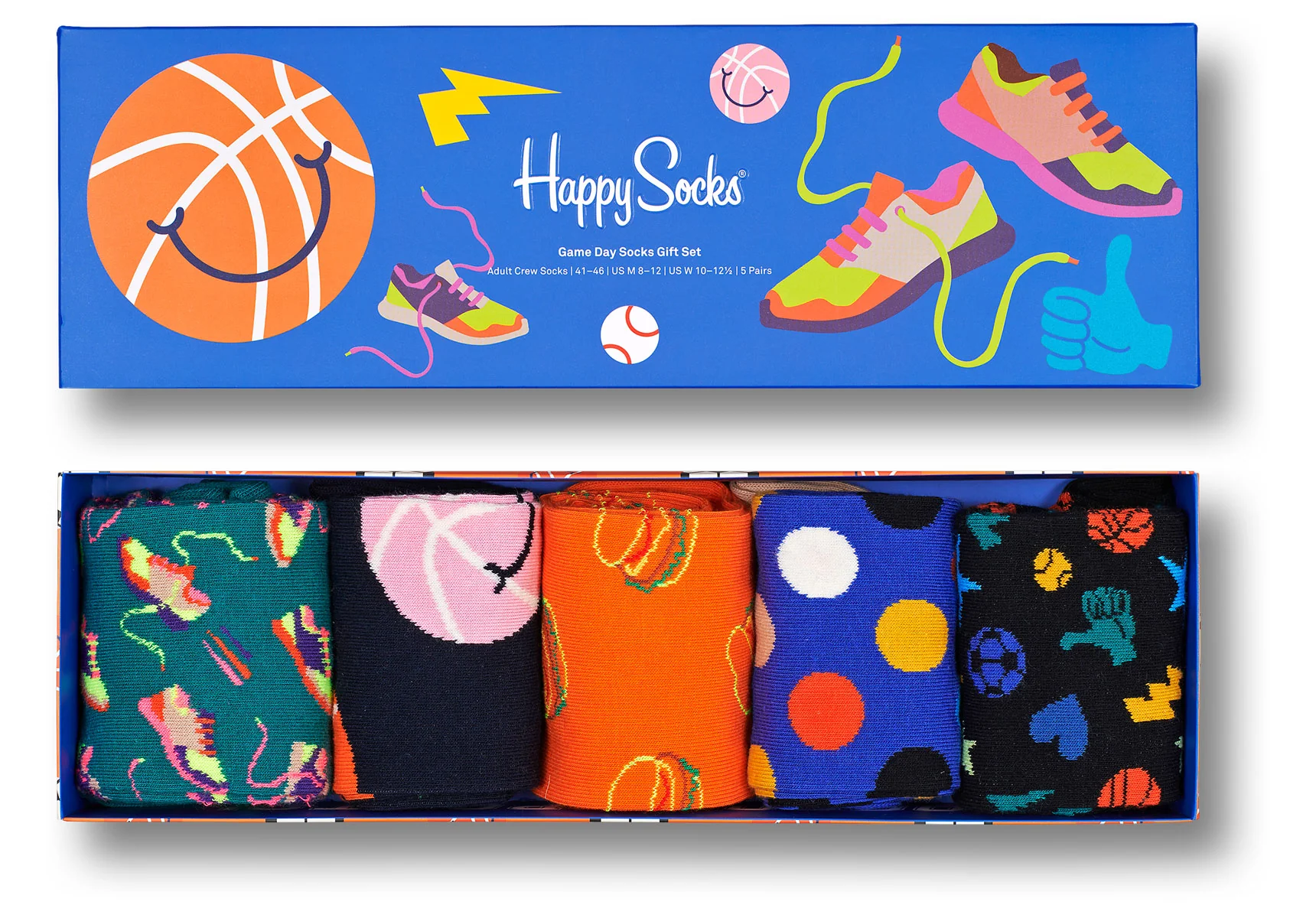 Happy Socks Game Day 5-Pack Gift Box - Image 2