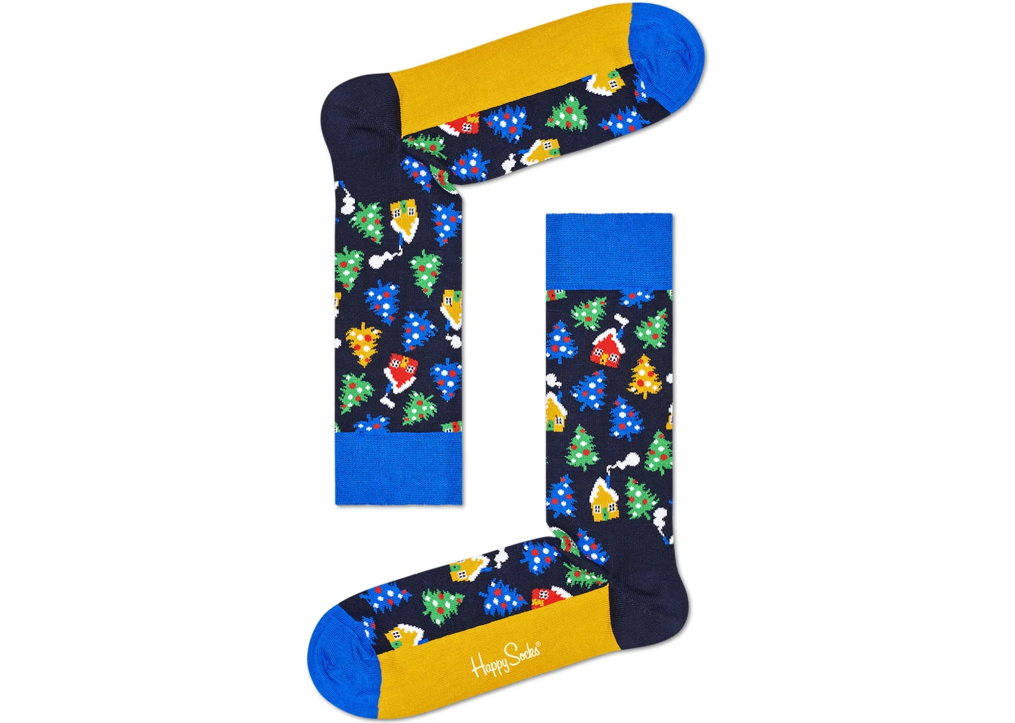 Happy Socks Holiday 3-Pack Gift Box - Brown - Image 2