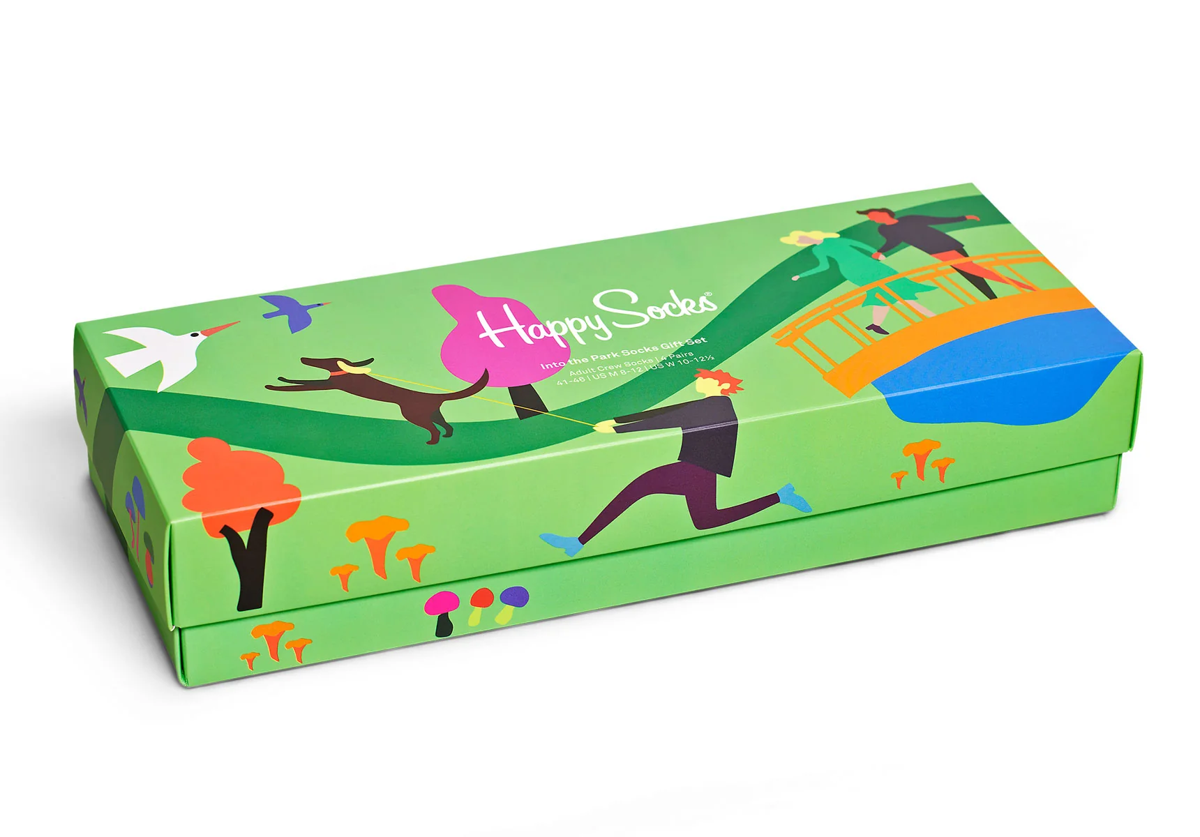Happy Socks Into The Park 4-Pack Gift Box