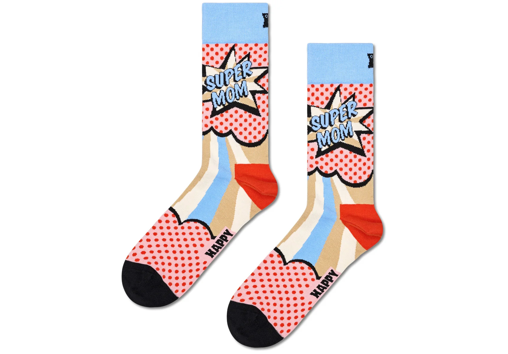 Happy Socks Super Mom Sock