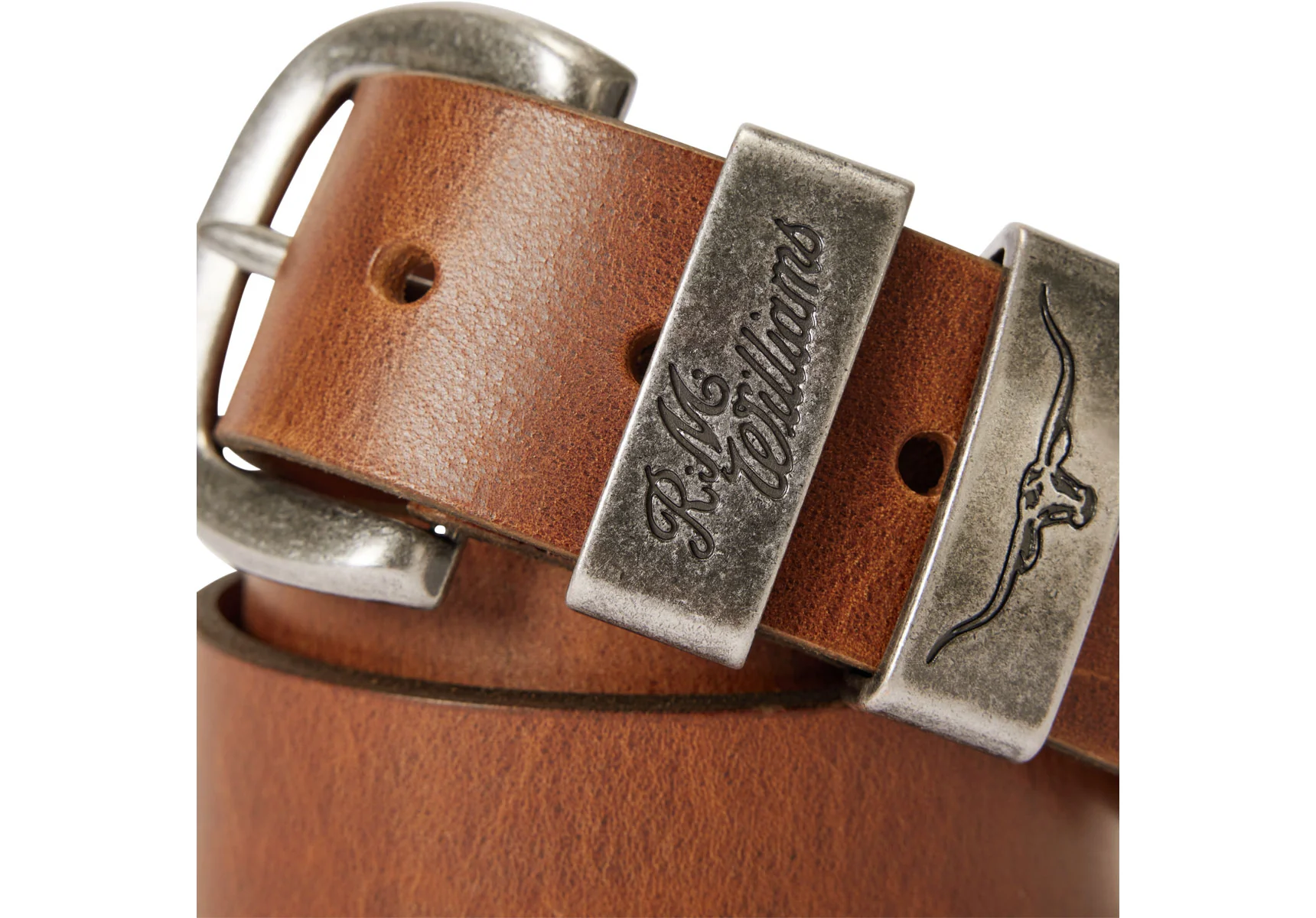 R.M. Williams 1 1/2" Drover Belt - Caramel - Image 4