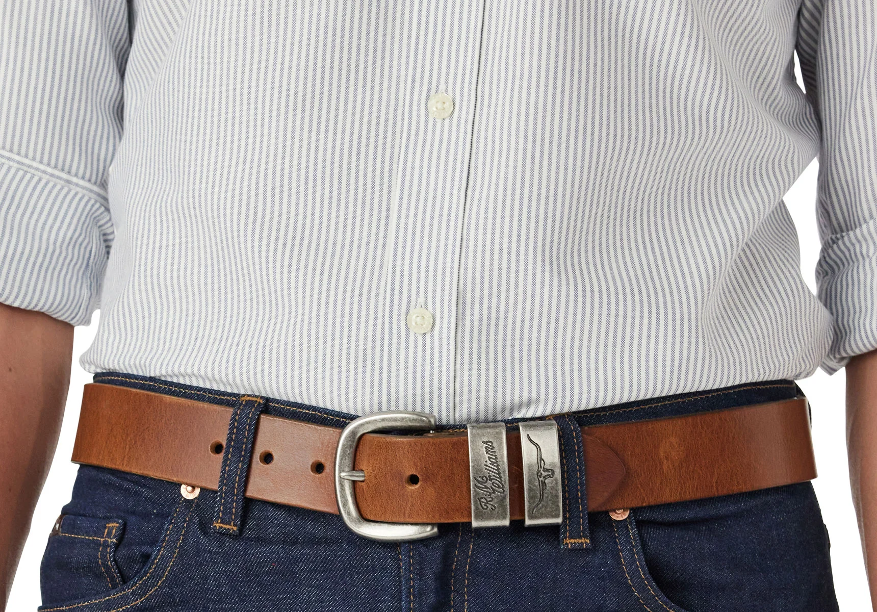 R.M. Williams 1 1/2" Drover Belt - Caramel - Image 5