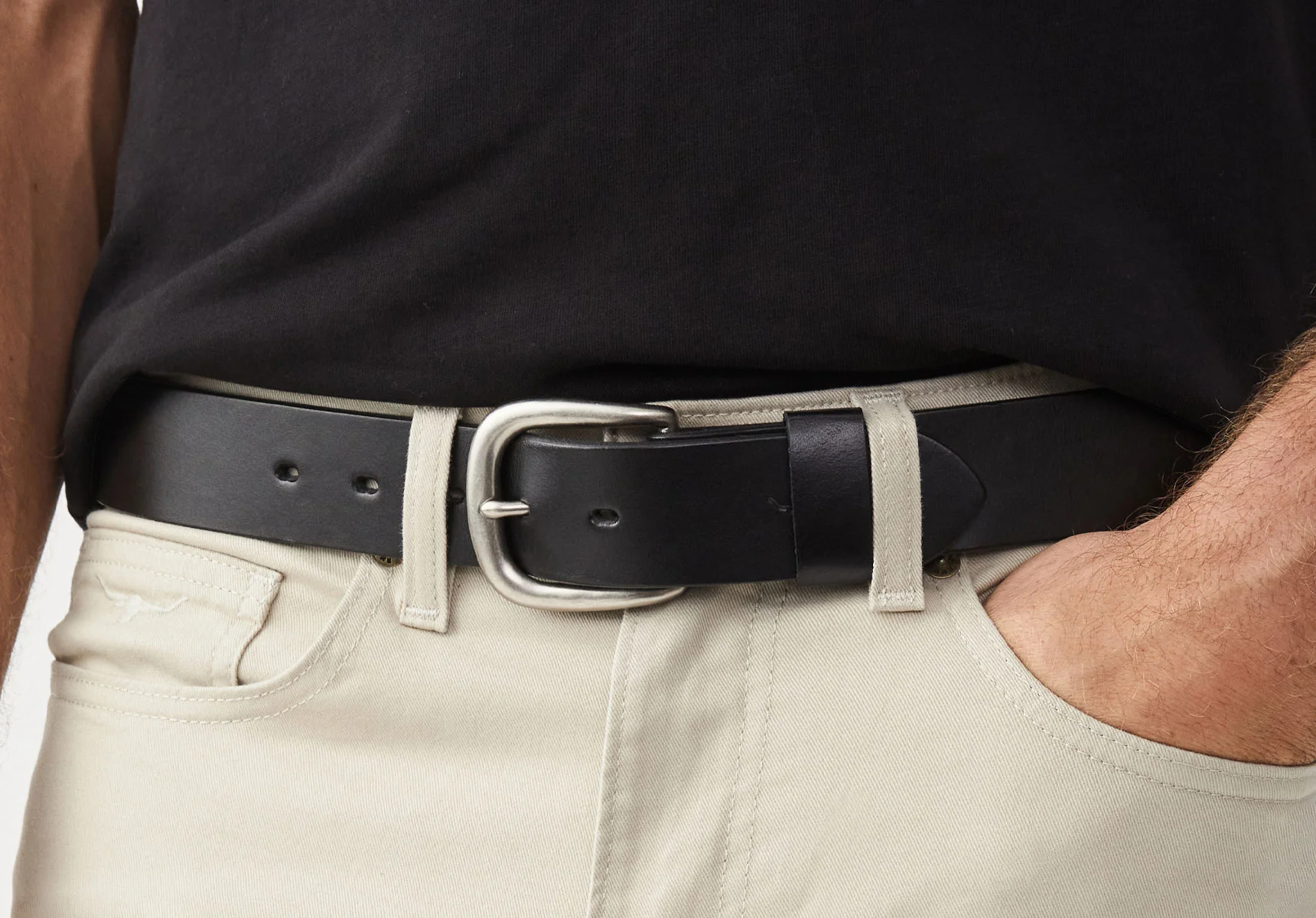 R.M. Williams 1 1/2" Traditional Belt - Black - Image 5