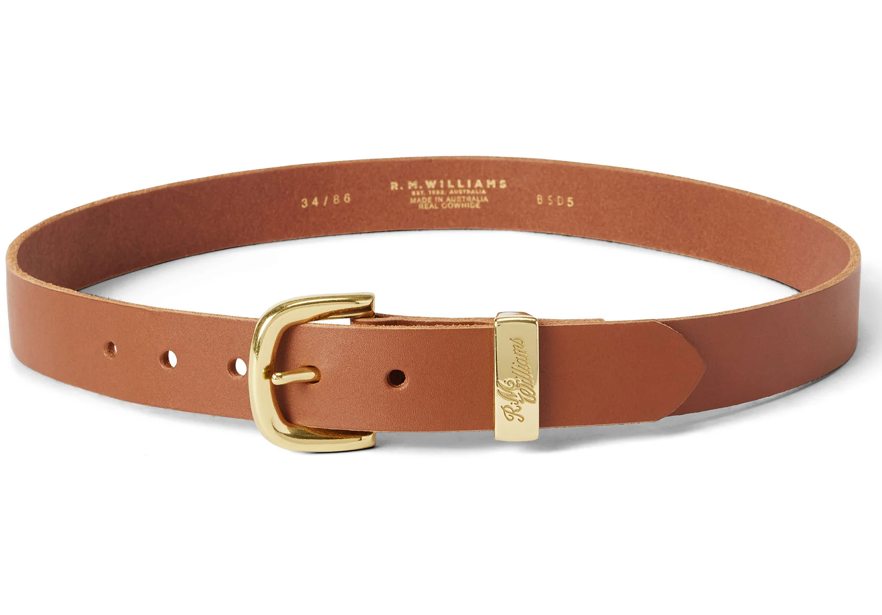 R.M. Williams 1 1/4" Allora Belt - Caramel - Image 3