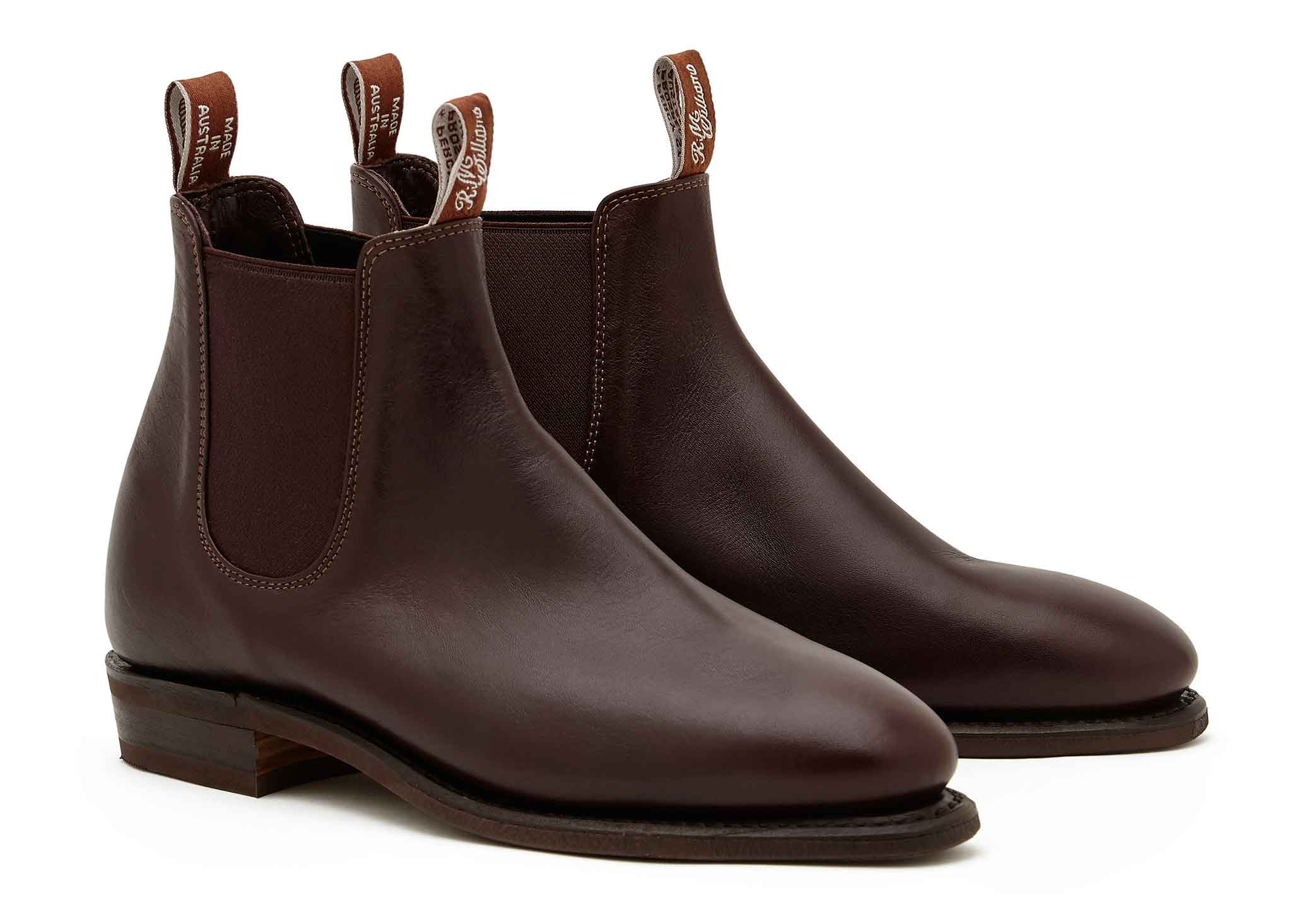 R.M. Williams Adelaide Rubber Sole - Chestnut