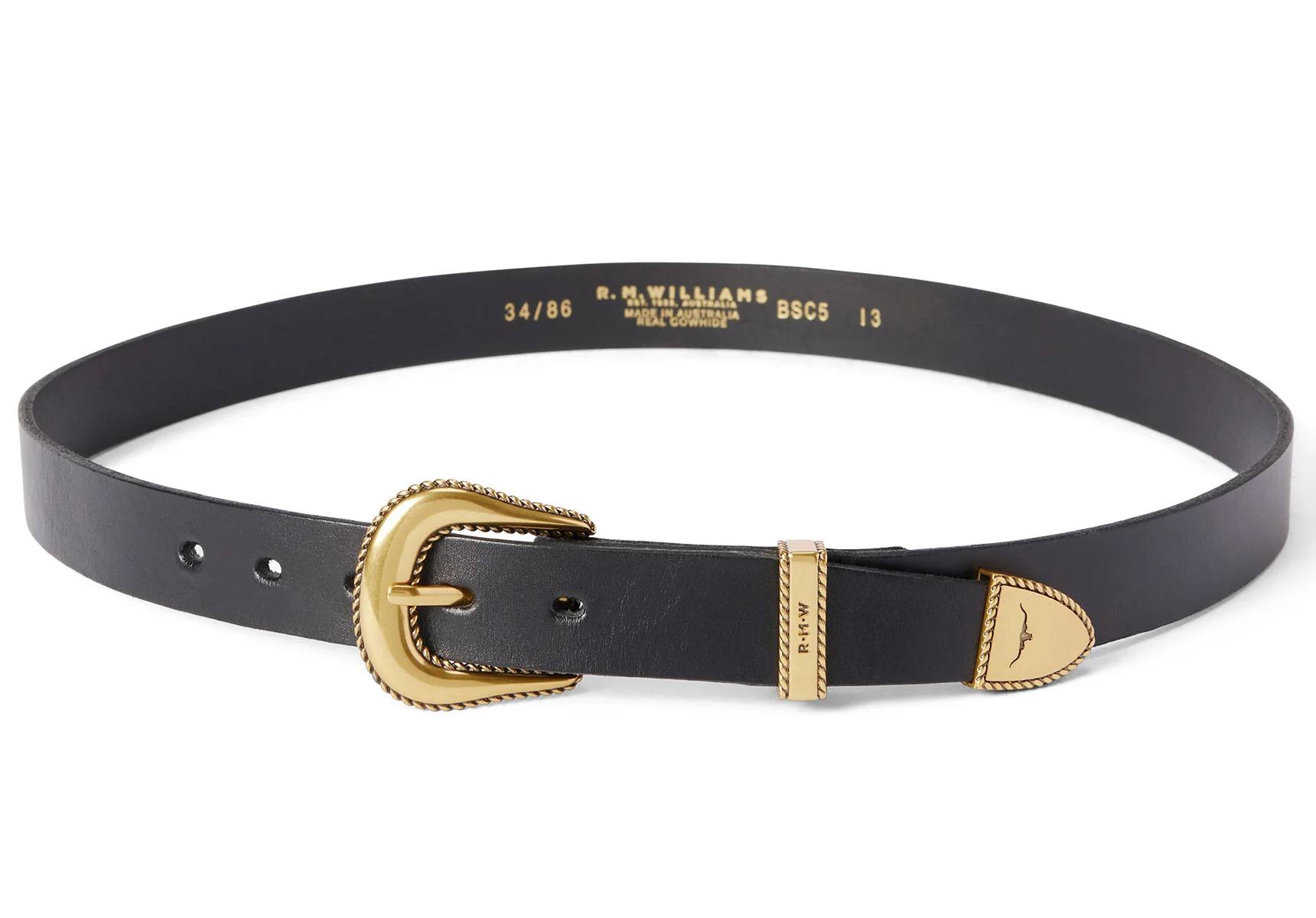 R.M. Williams Agnes Belt - Black - Image 3