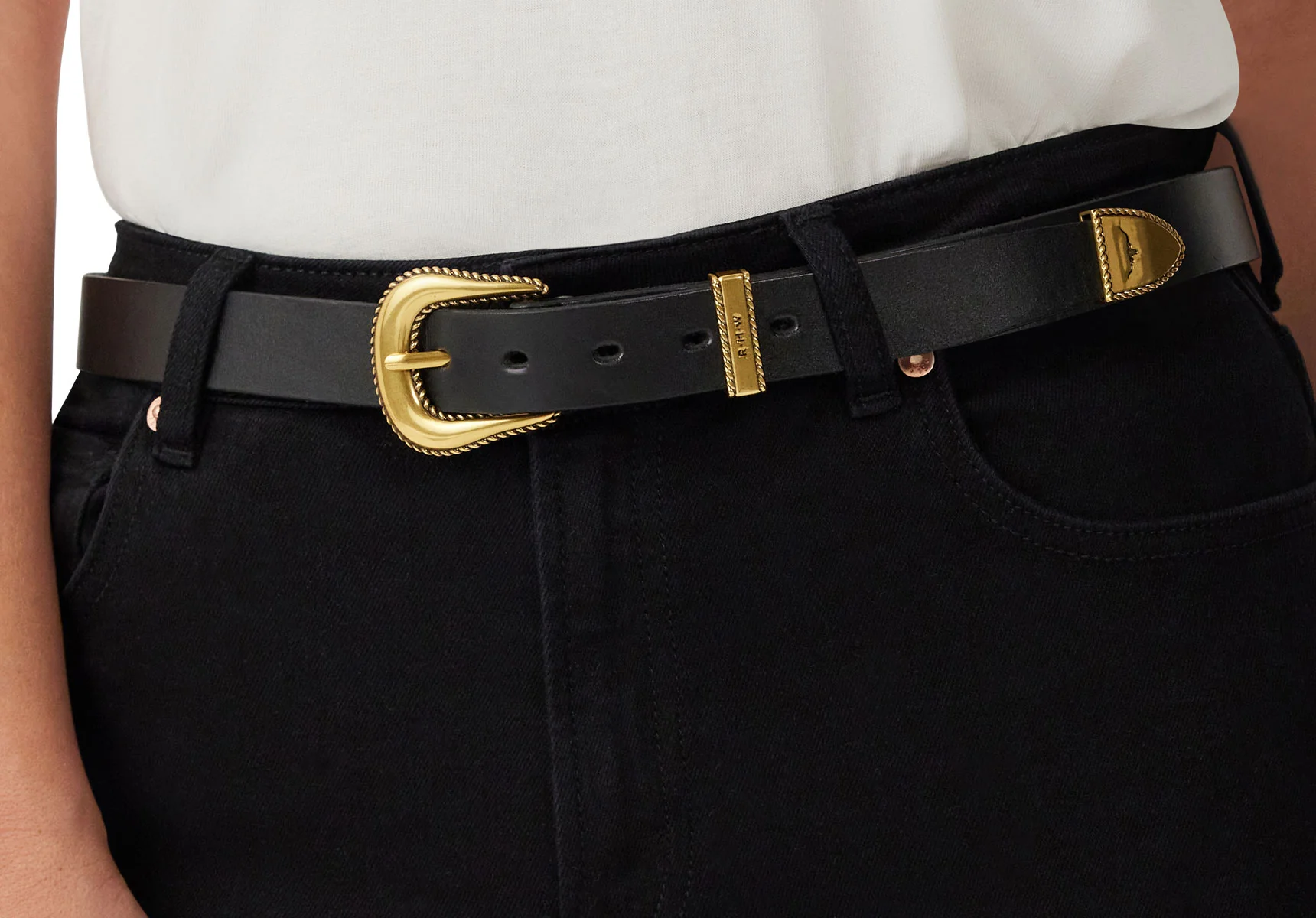 R.M. Williams Agnes Belt - Black - Image 5