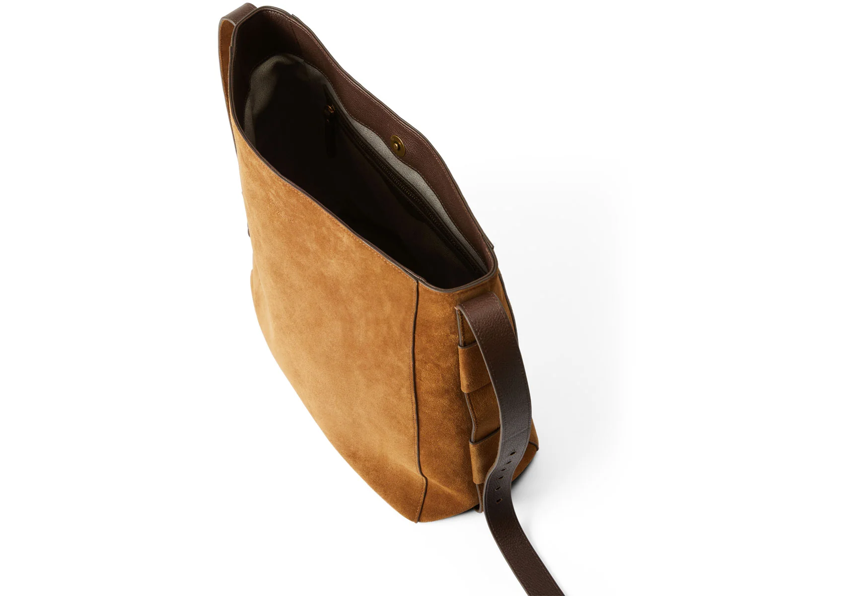 R.M. Williams Audrey Hobo Bag - Tobacco Suede - Image 4